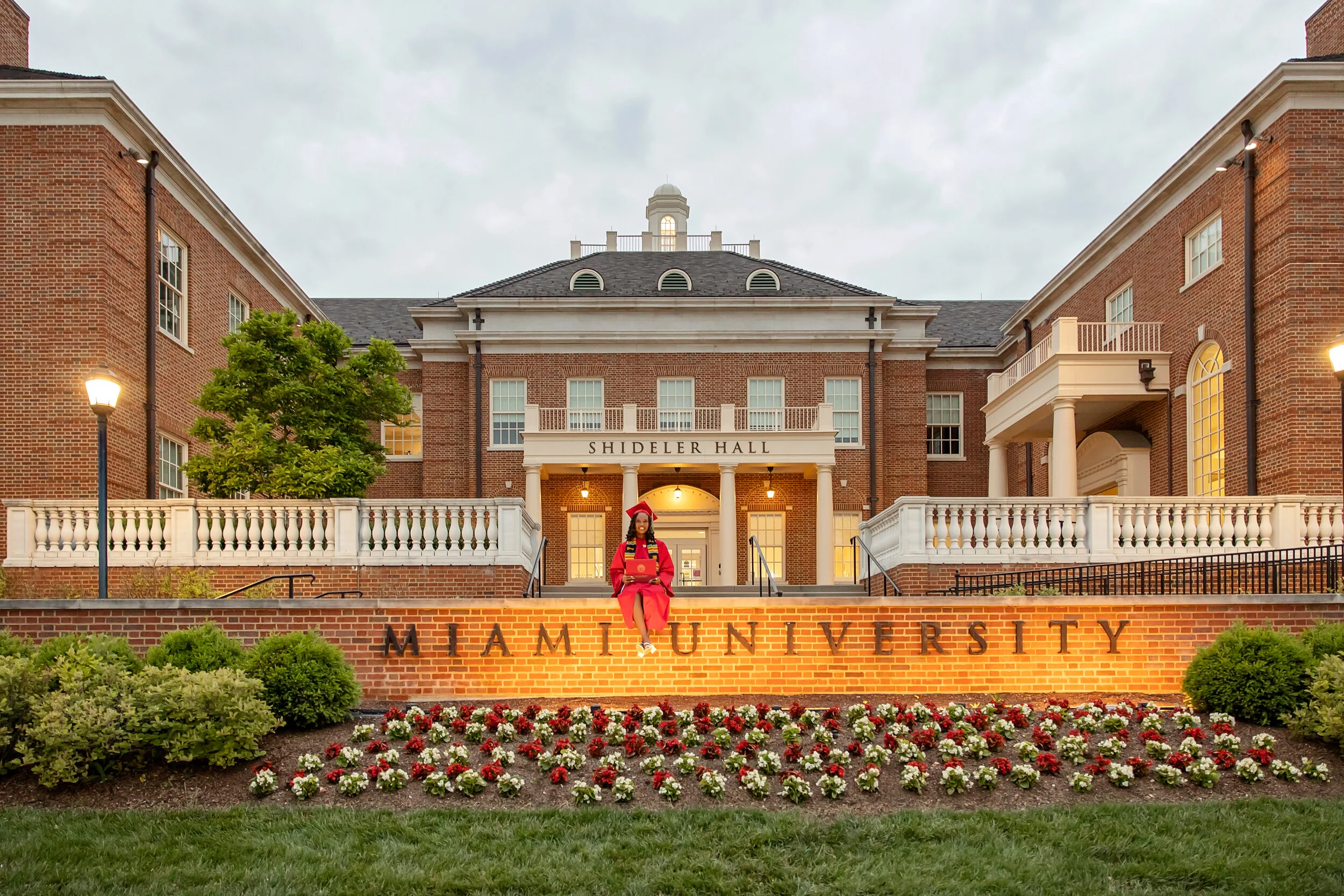 College Graduation Session at Miami University in Oxford OH