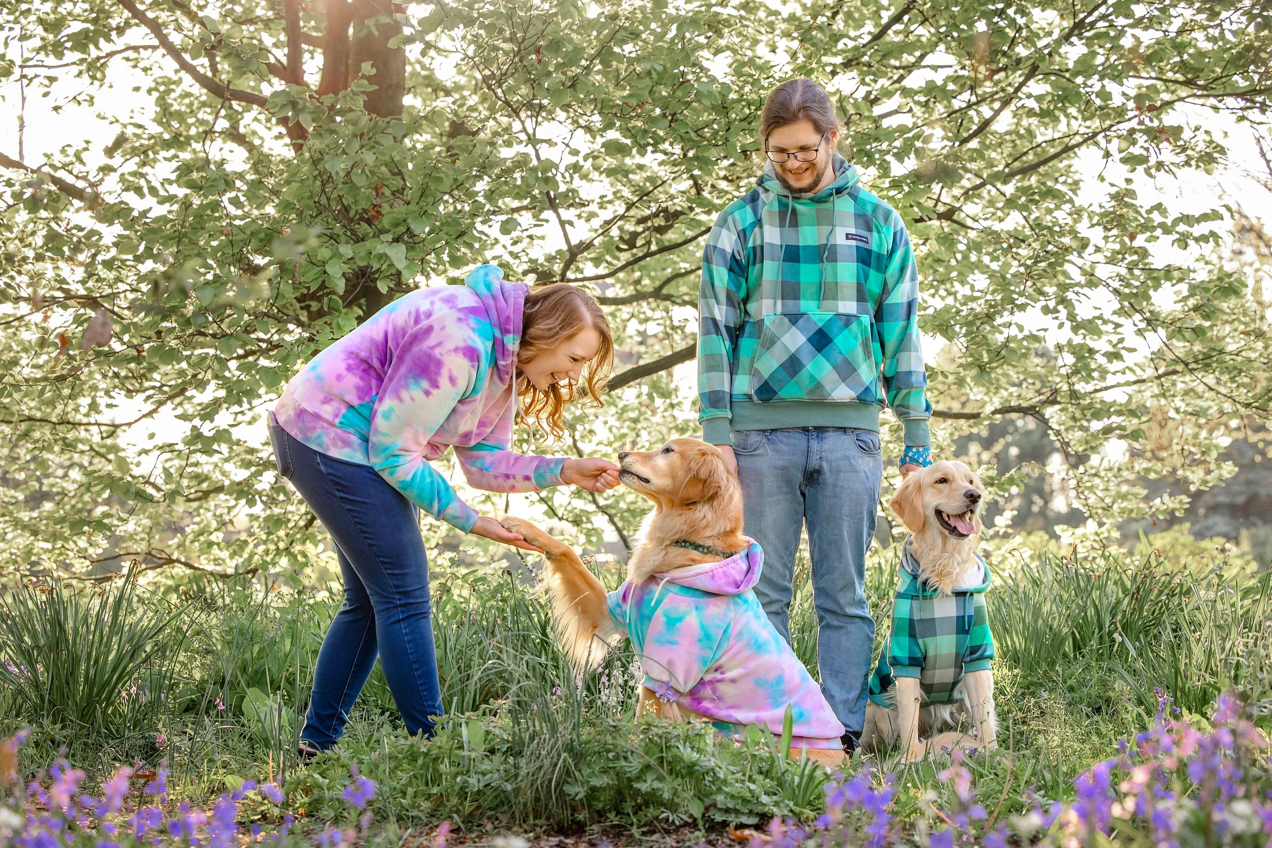 Family and Pet Photo Session at Cox Arboretum in Dayton OH