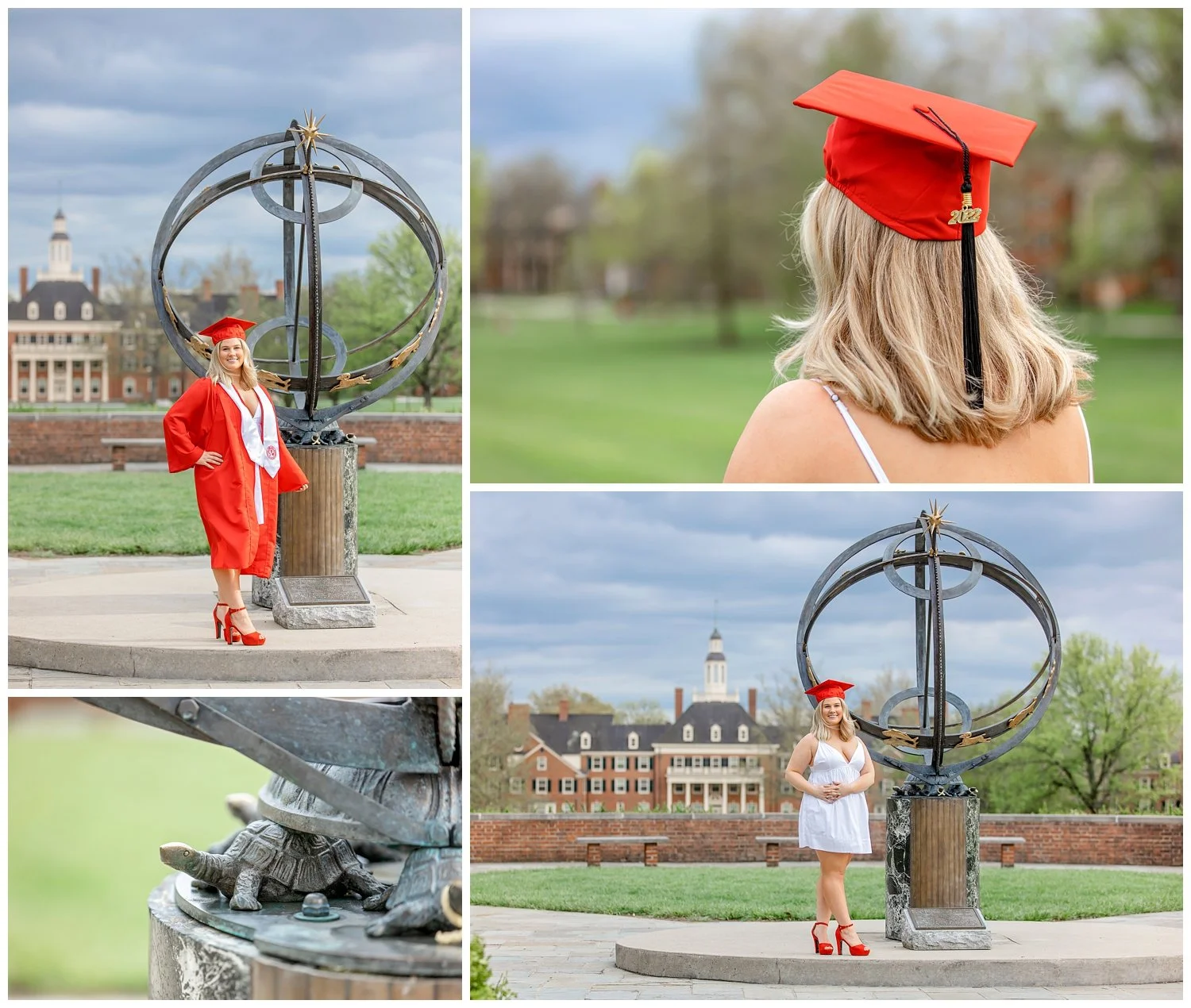 Graduation photography session at Miami University in Oxford Ohio