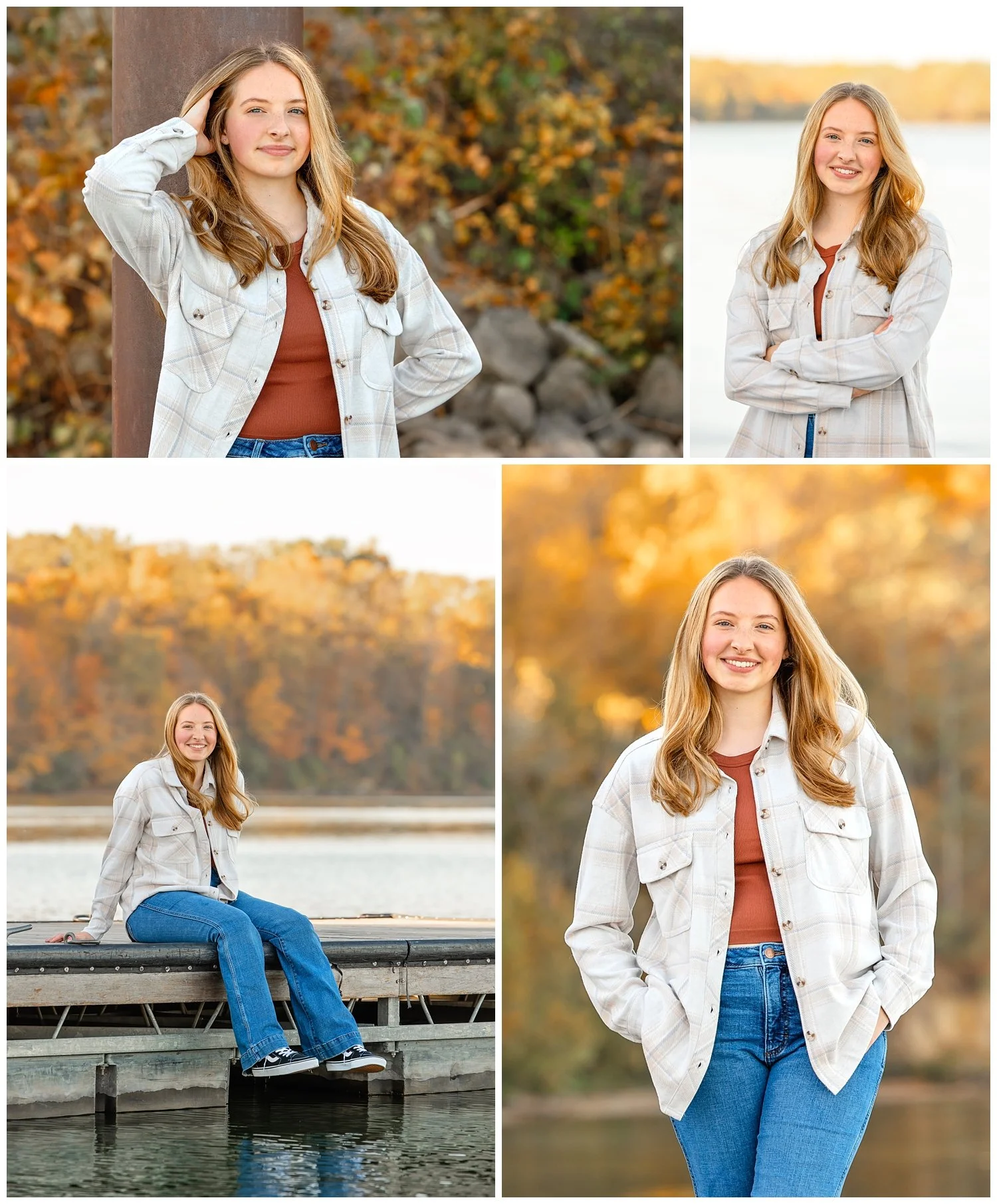 Senior photo session by LizCo Photo at Caesar Creek Park in Waynesville OH