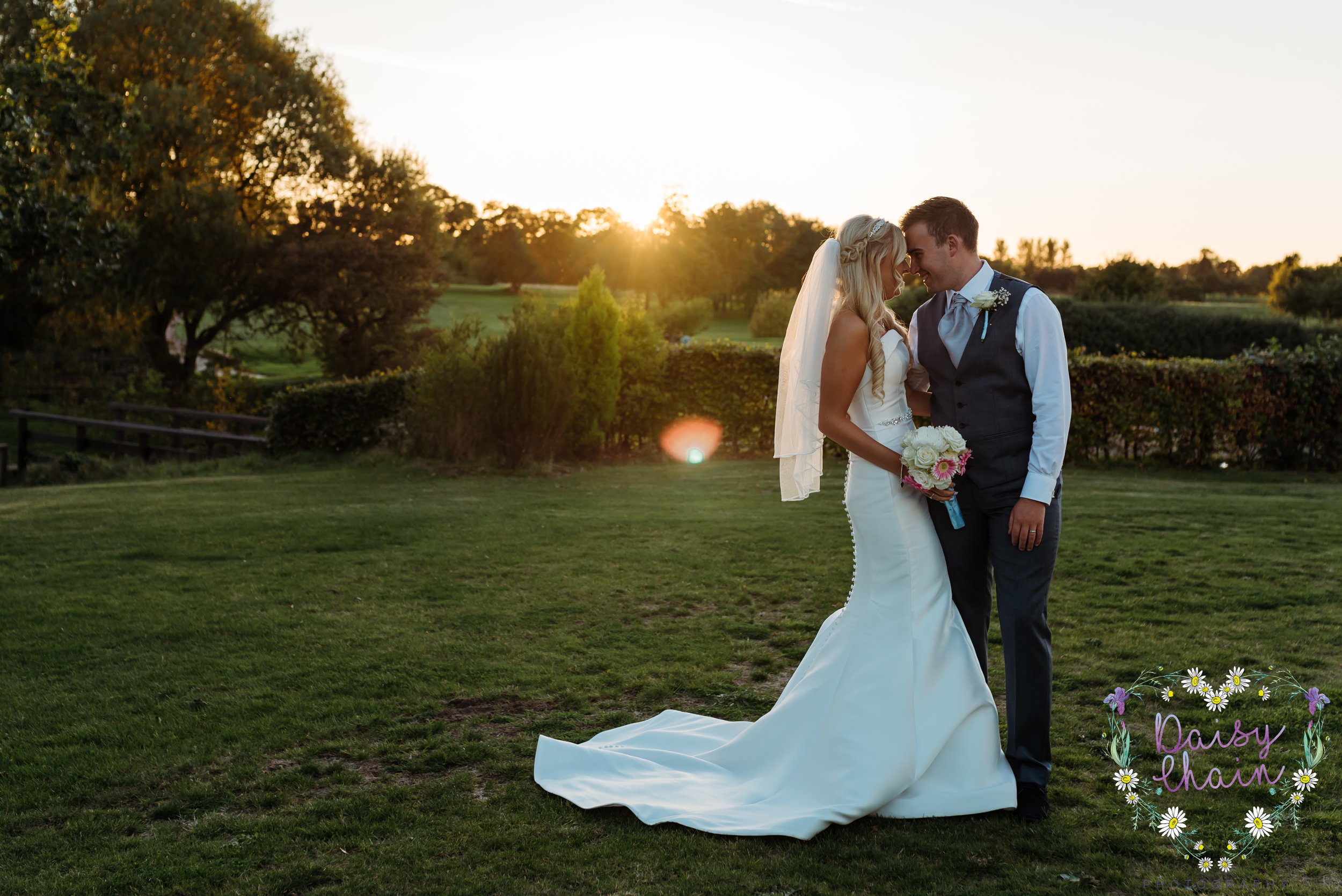 Sunset wedding photography - Merseyside