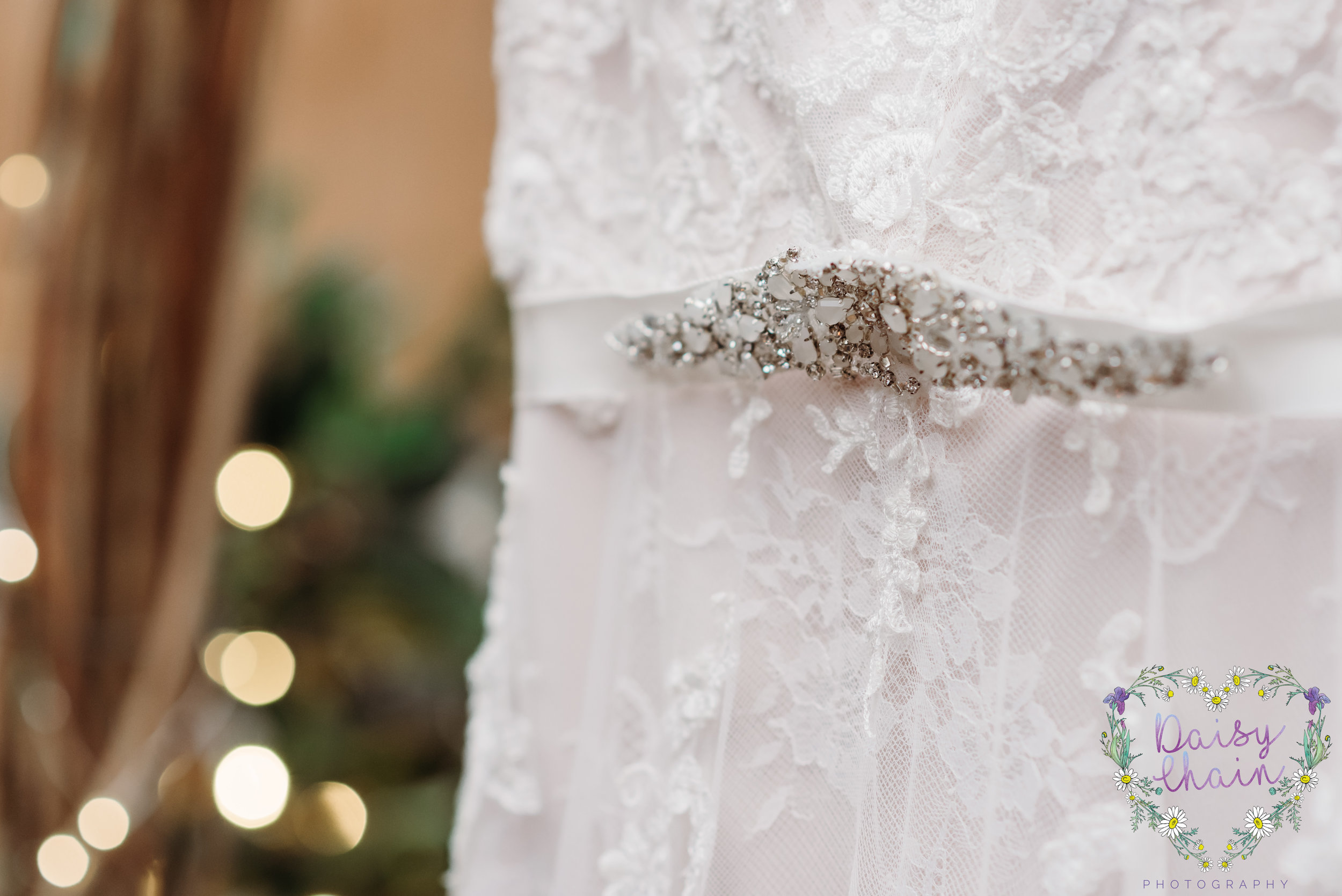 Wedding dress detail