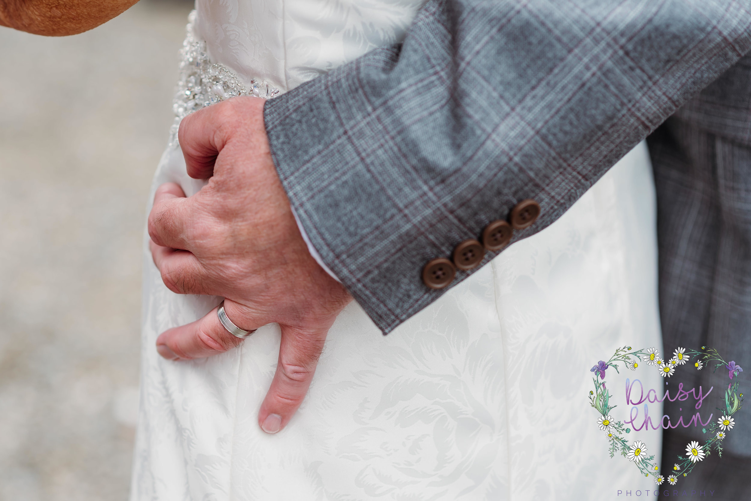 wedding ring detail