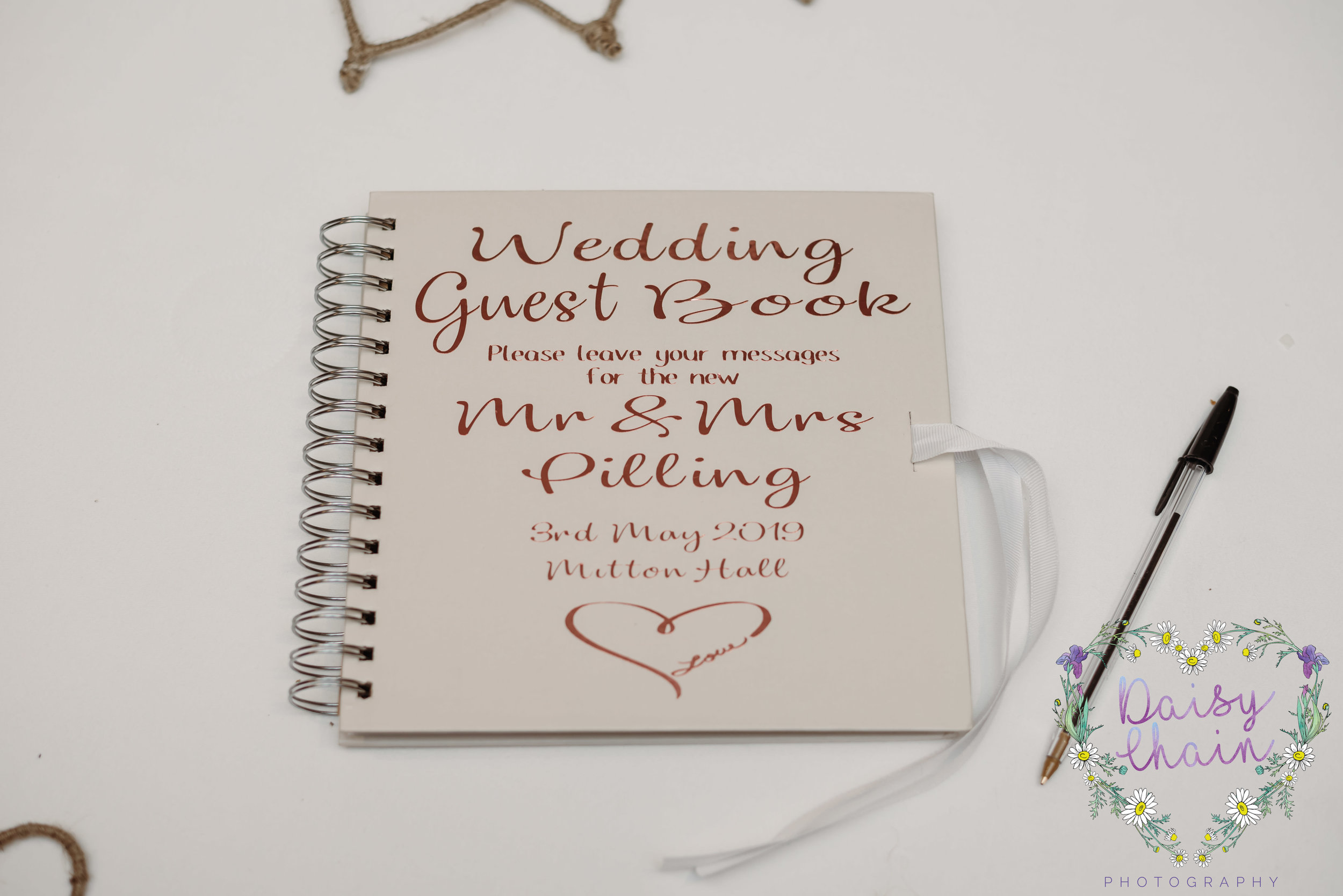 wedding guest book