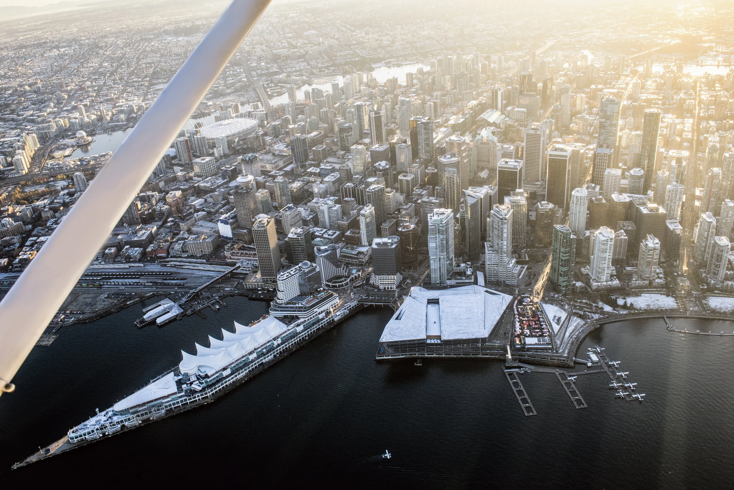  Sunset over Vancouver Harbour. 