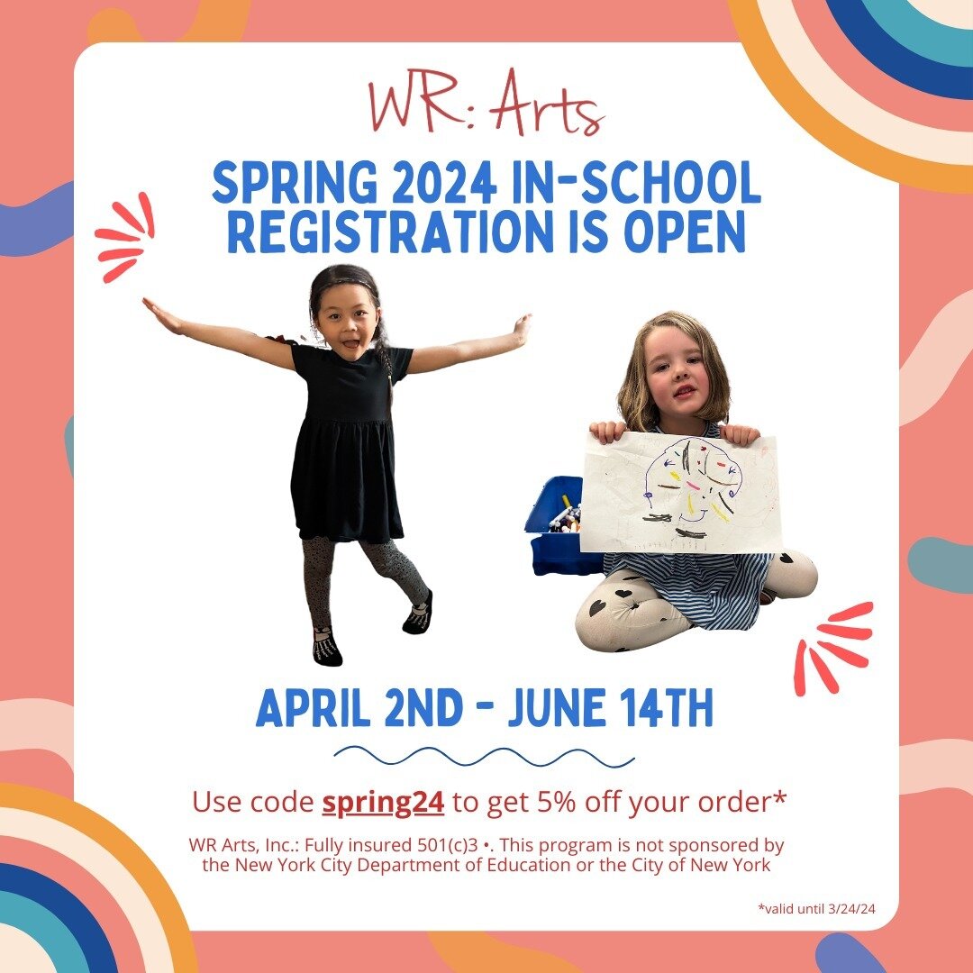Have you signed up for our Spring In-School session yet? The session runs from April 2nd - June 14th. Spots are filling up quick, so be sure to register soon using the link in our bio - and use the code spring24 by 3/24 to get 5% off your order! 🌸


