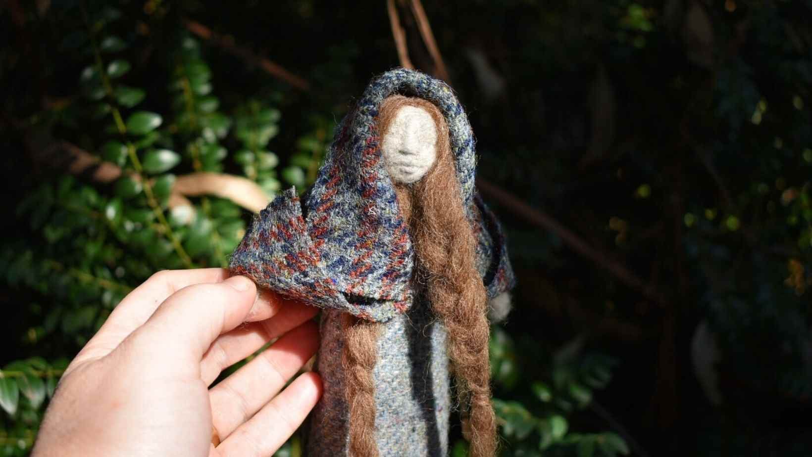 Lot 2 doll knits cotton wool organic fine  carer male female  baby