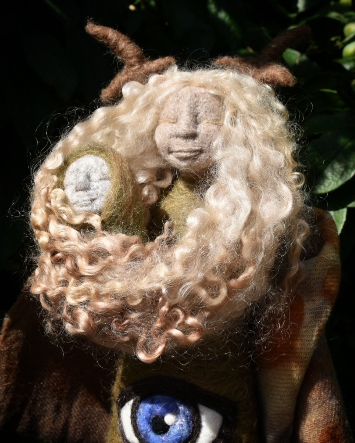 They are finally excavating the Tuam Mother and Child grounds in Ireland. My hope is that the survivors are reconnected with all those babies and children hidden and buried there. Let my hair be a shawl around you :: mother and child dolls created to