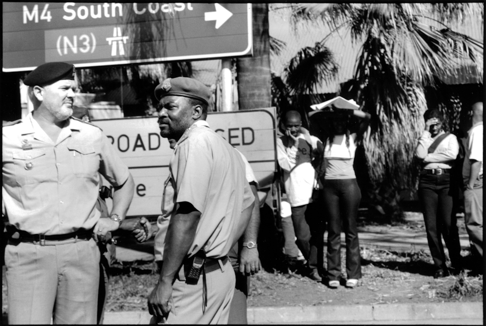 South African Police at World Conference Against Racism (Copy)