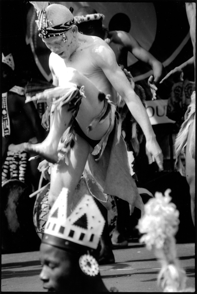 Albino Zulu Dancer, Opening of World Conference Against Racism (Copy)