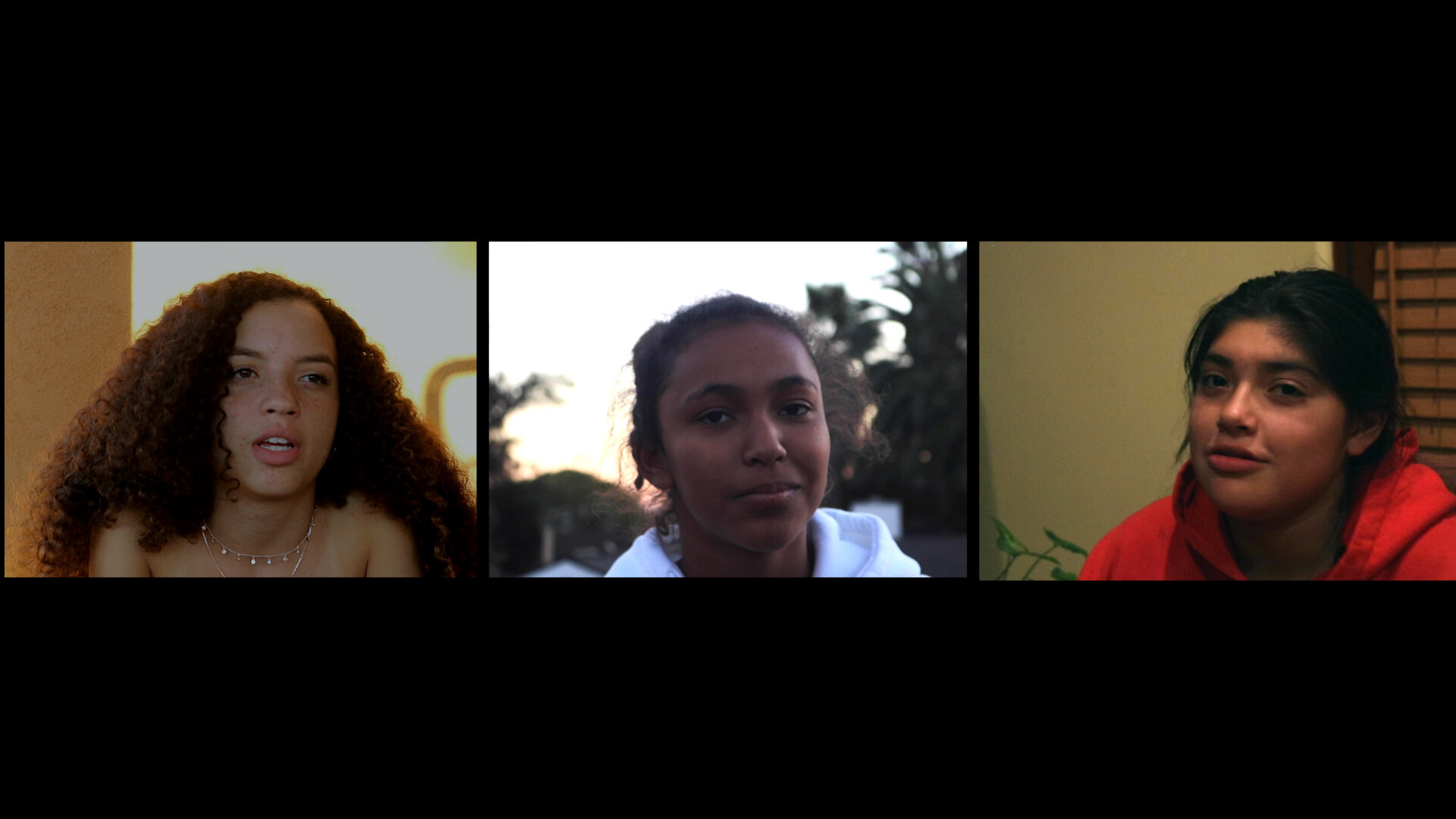 Image still from short film "Three Girls" by Shoshana G.