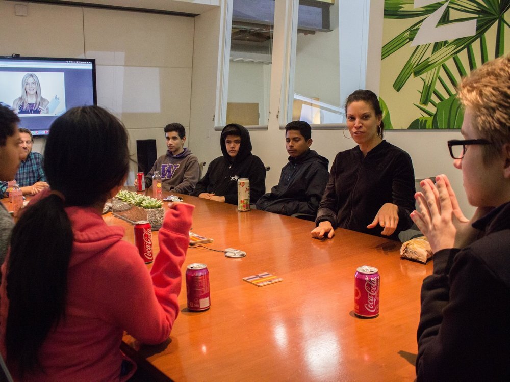 Fresh off of finishing their own creative marketing endeavor for LADWP, our students took field trip to advertising/marketing agency Zambezi LA. (Copy)