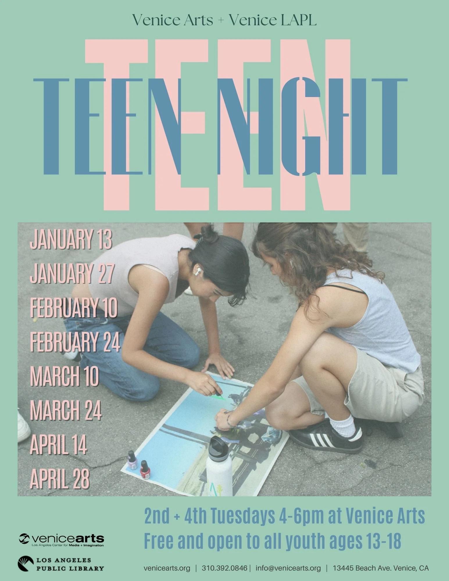 Teen Nights in collaboration with the Venice Branch Library