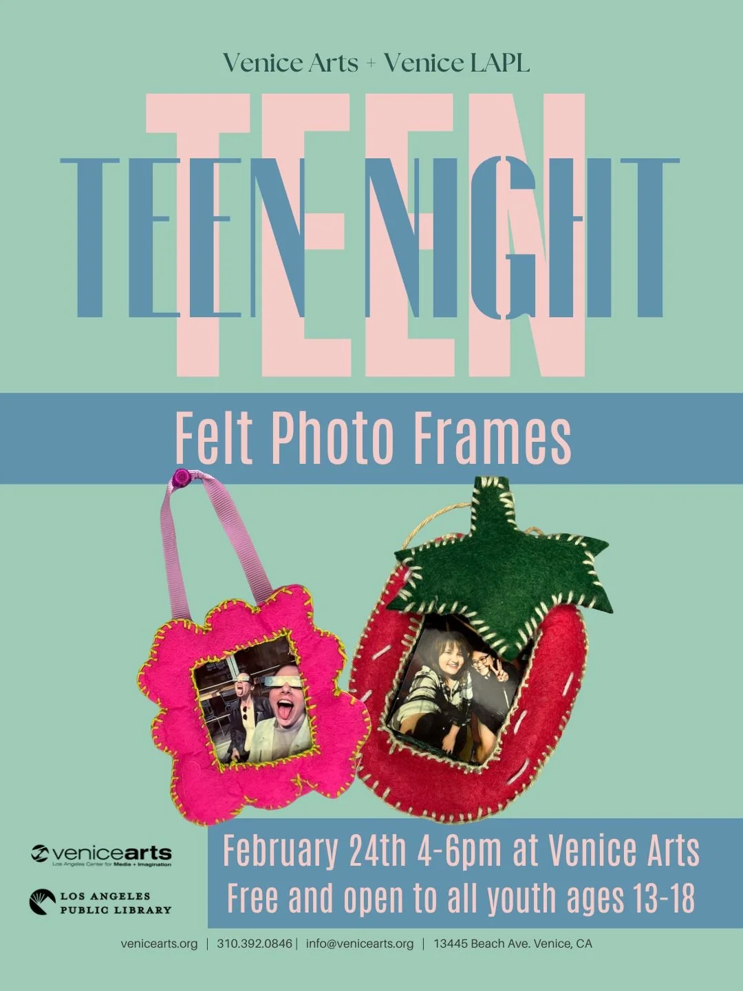Teen Nights in collaboration with the Venice Branch Library