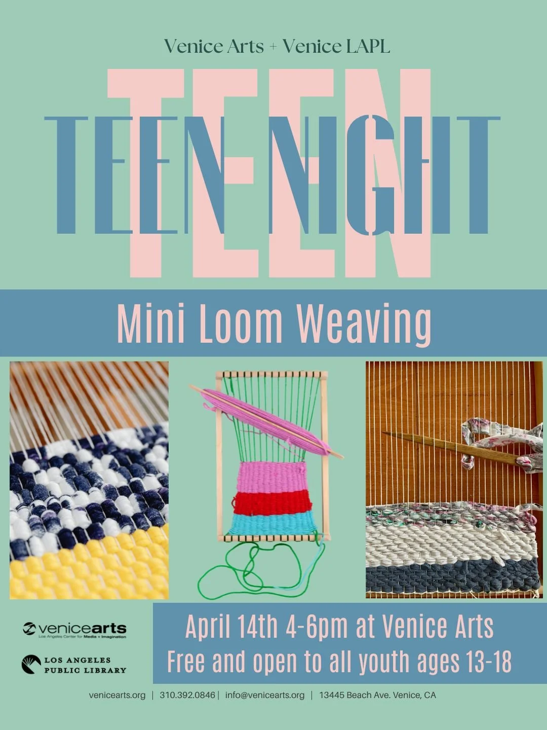 Teen Nights in collaboration with the Venice Branch Library