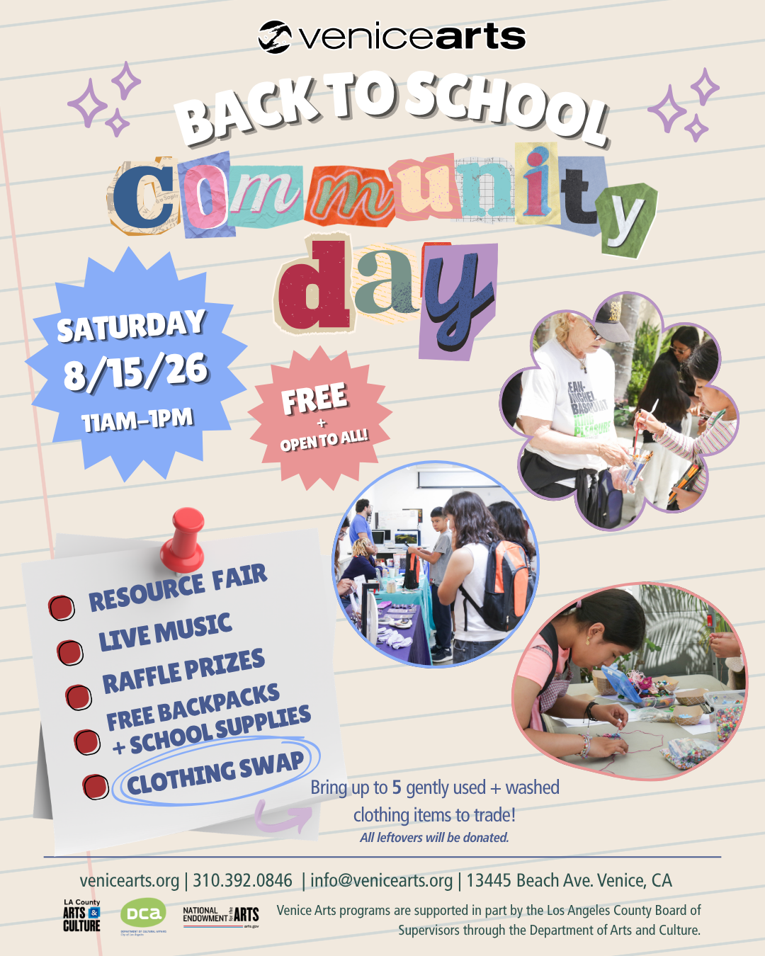 Back to School Community Day