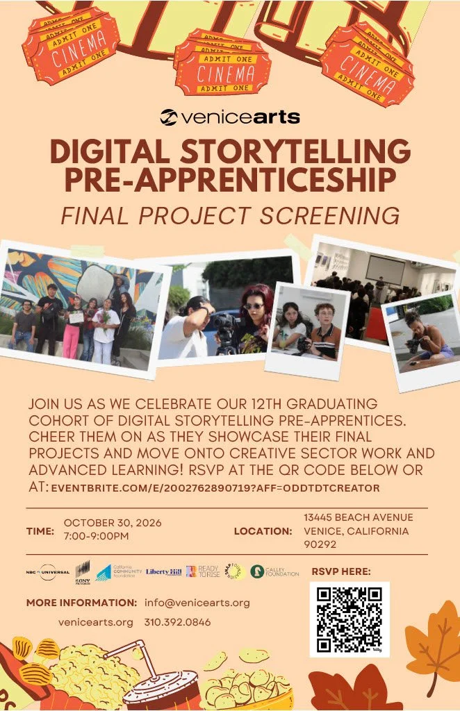 DIGITAL STORYTELLING PRE-APPRENTICESHIP: FINAL PROJECT SCREENING