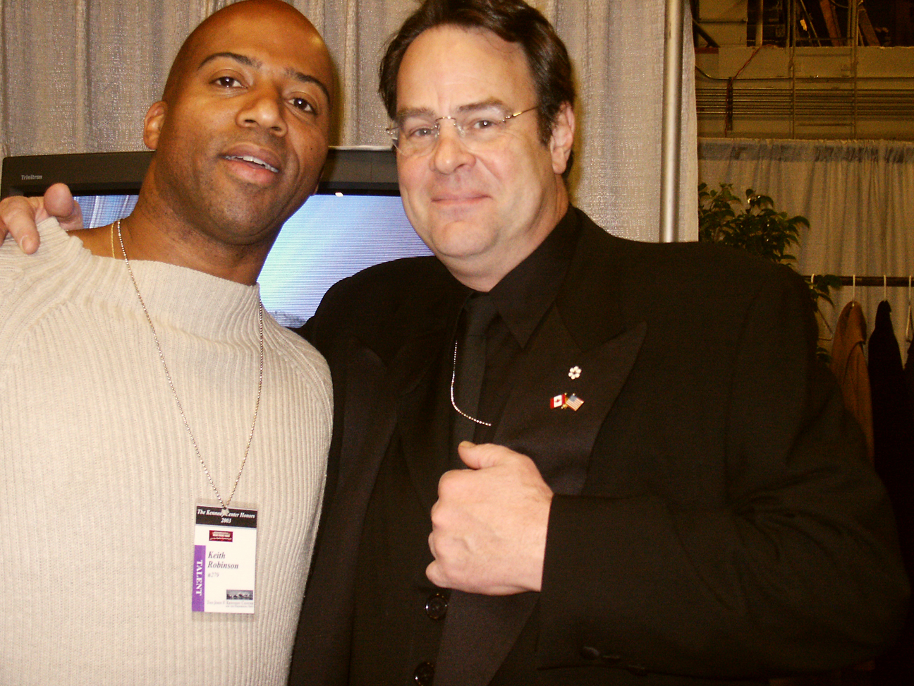 Keith Robinson and Dan Aykroyd