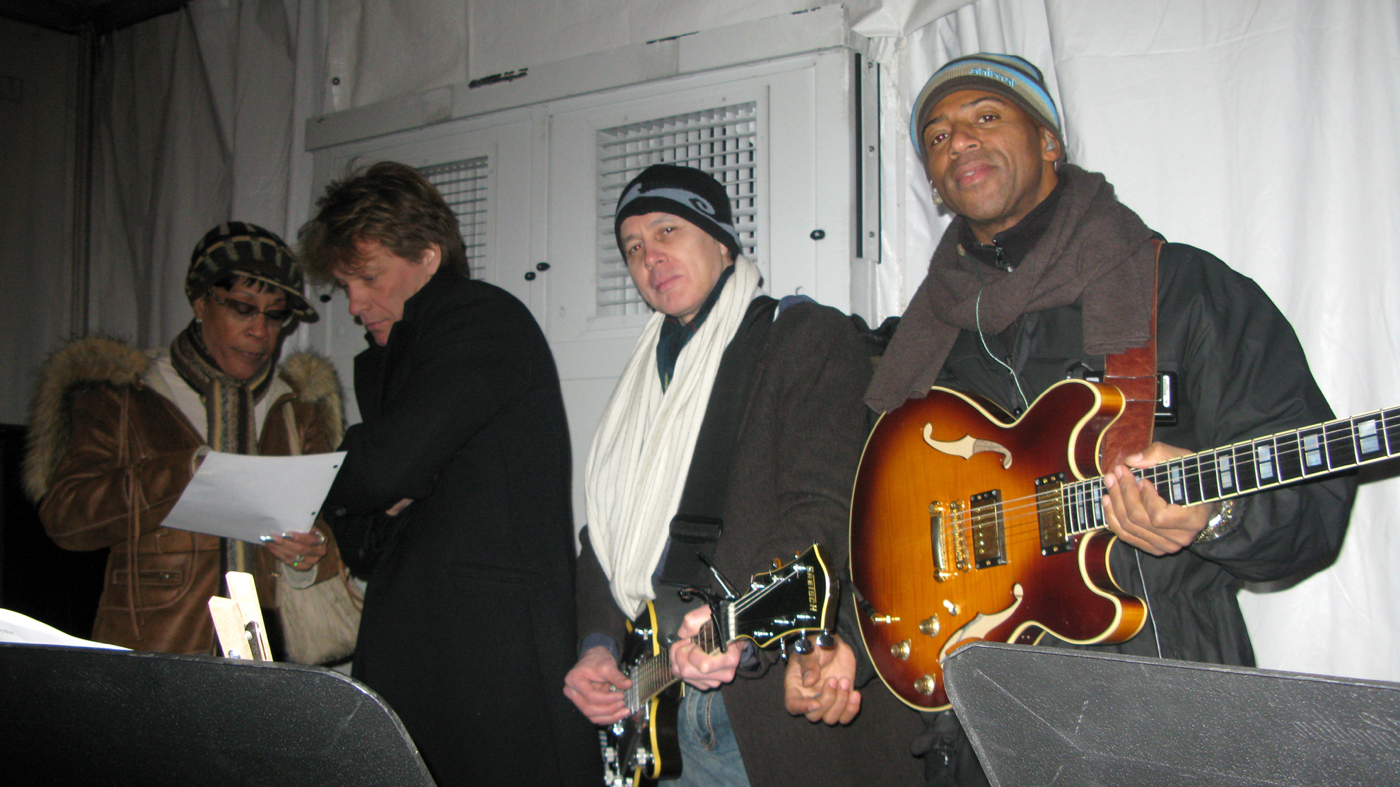 John Bon Jovi, Shane Fontayne and Keith Robinson