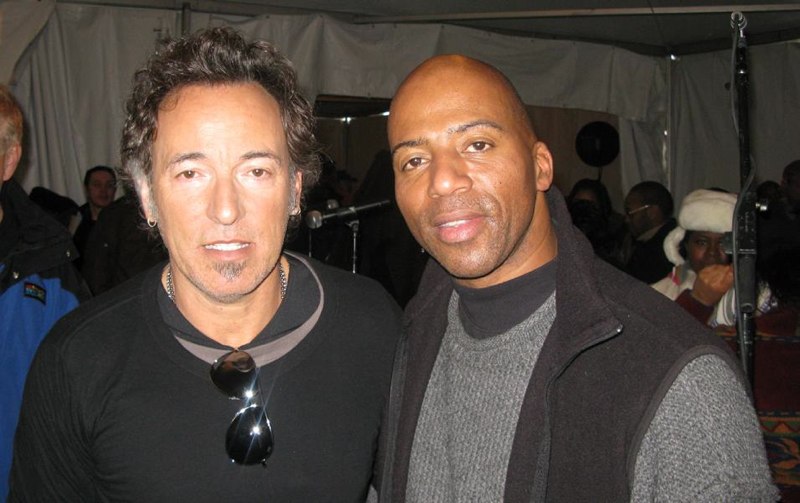 Bruce Springsteen and Keith Robinson