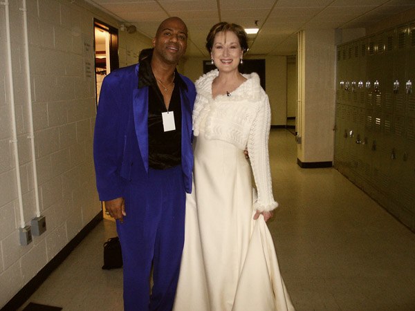 Keith Robinson and Meryl Streep