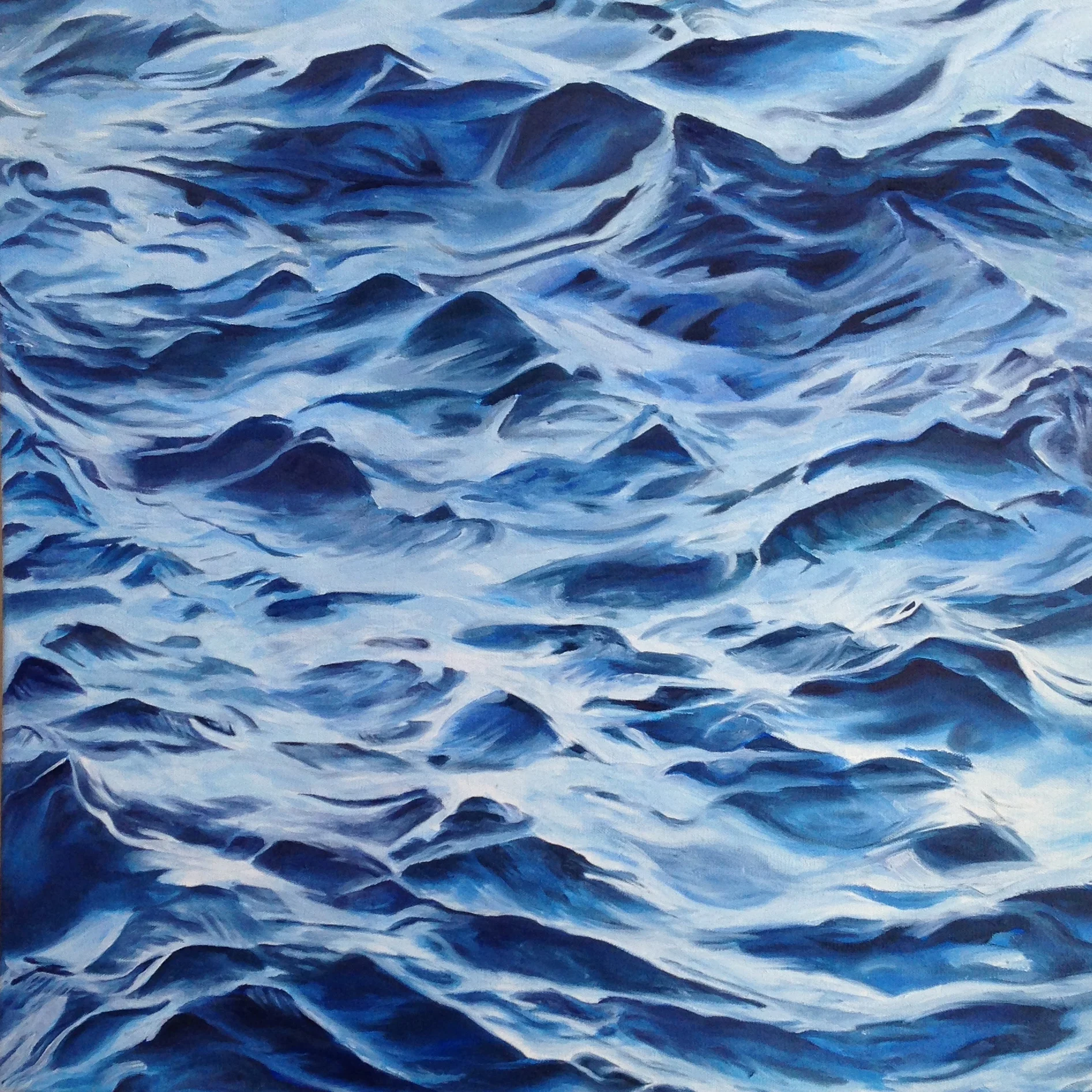 Sea Rhythms. Oil on Canvas. 24x24