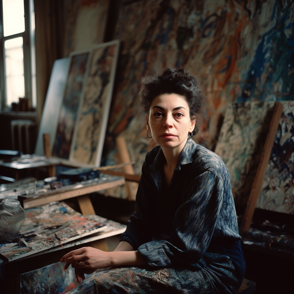 Frannie_Shell_a_photo_portrait_of_a_woman_artist_in_her_paintin_863524c4-7627-4223-90a6-2b4419566ce9.png