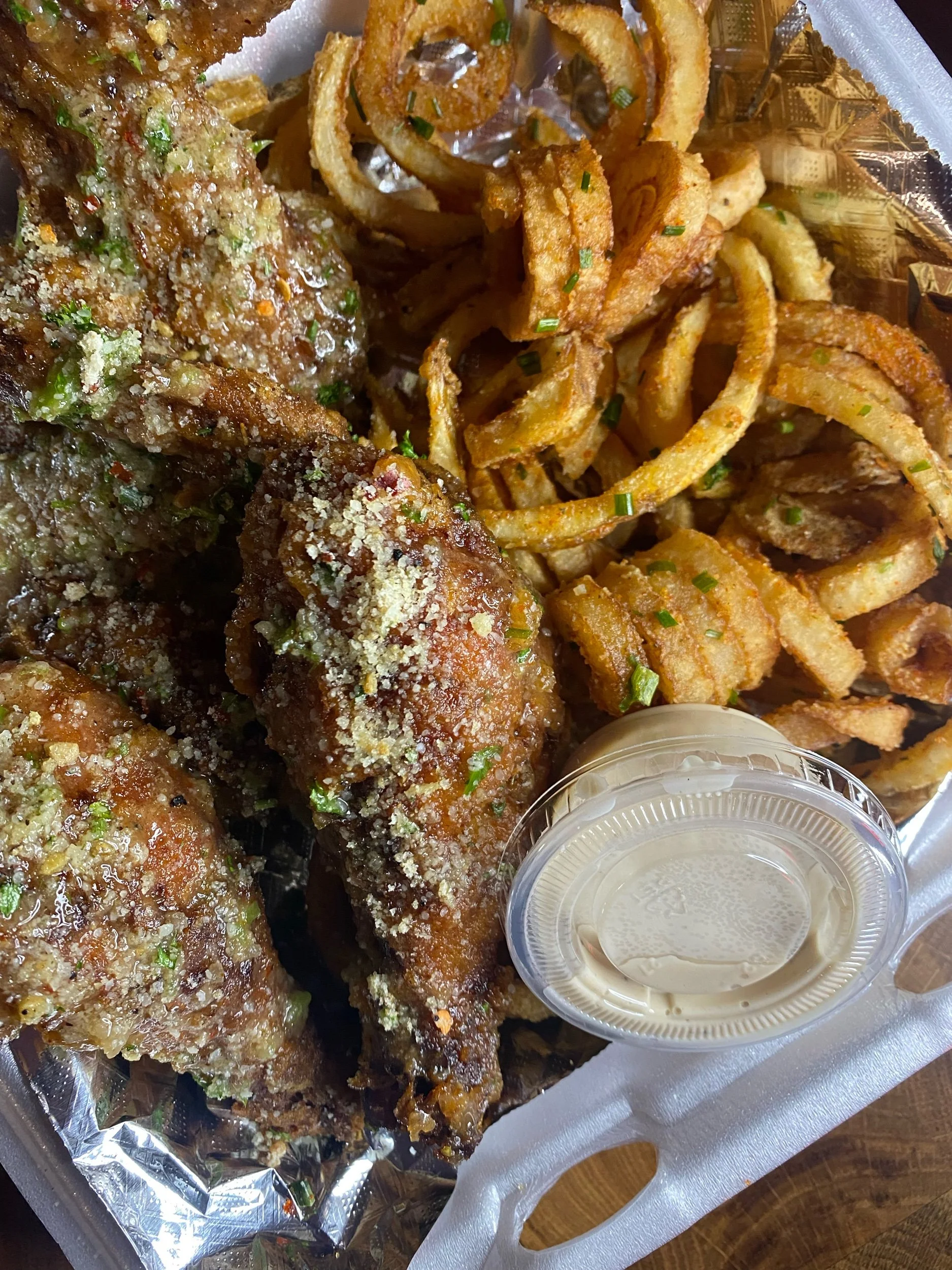 Wet Italian w/ Parm Dust