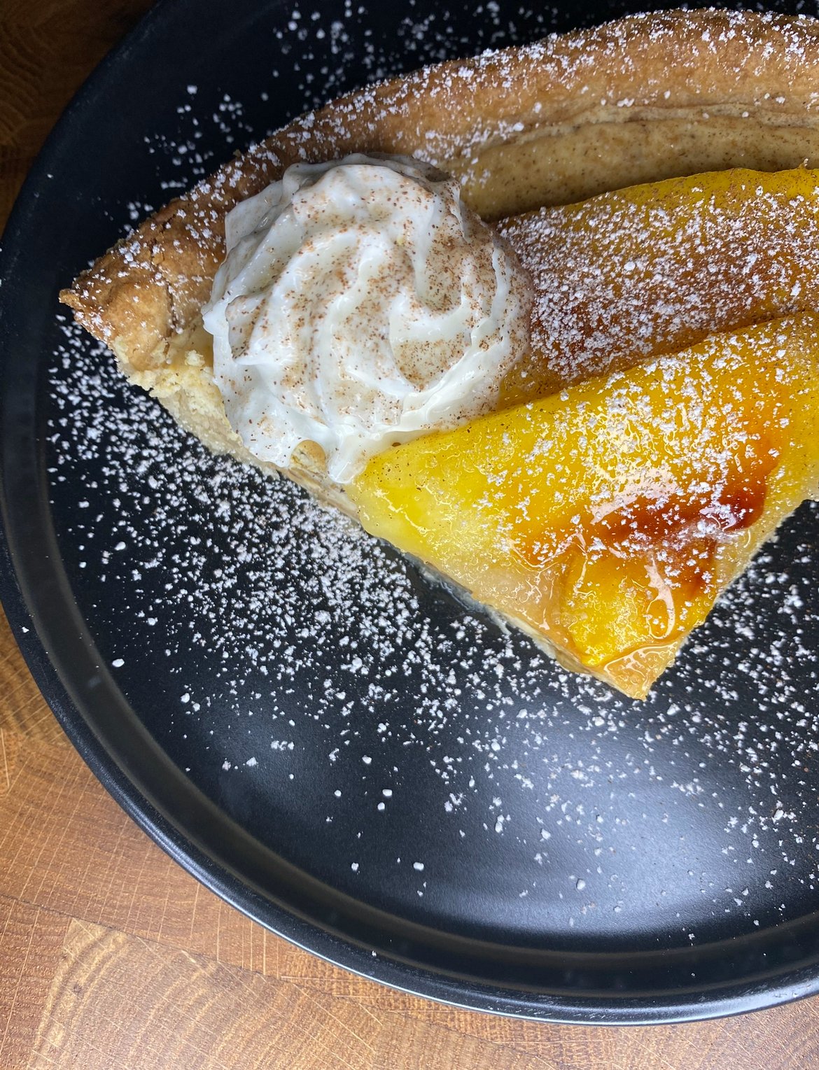 PEACH BRULEED CHEESECAKE