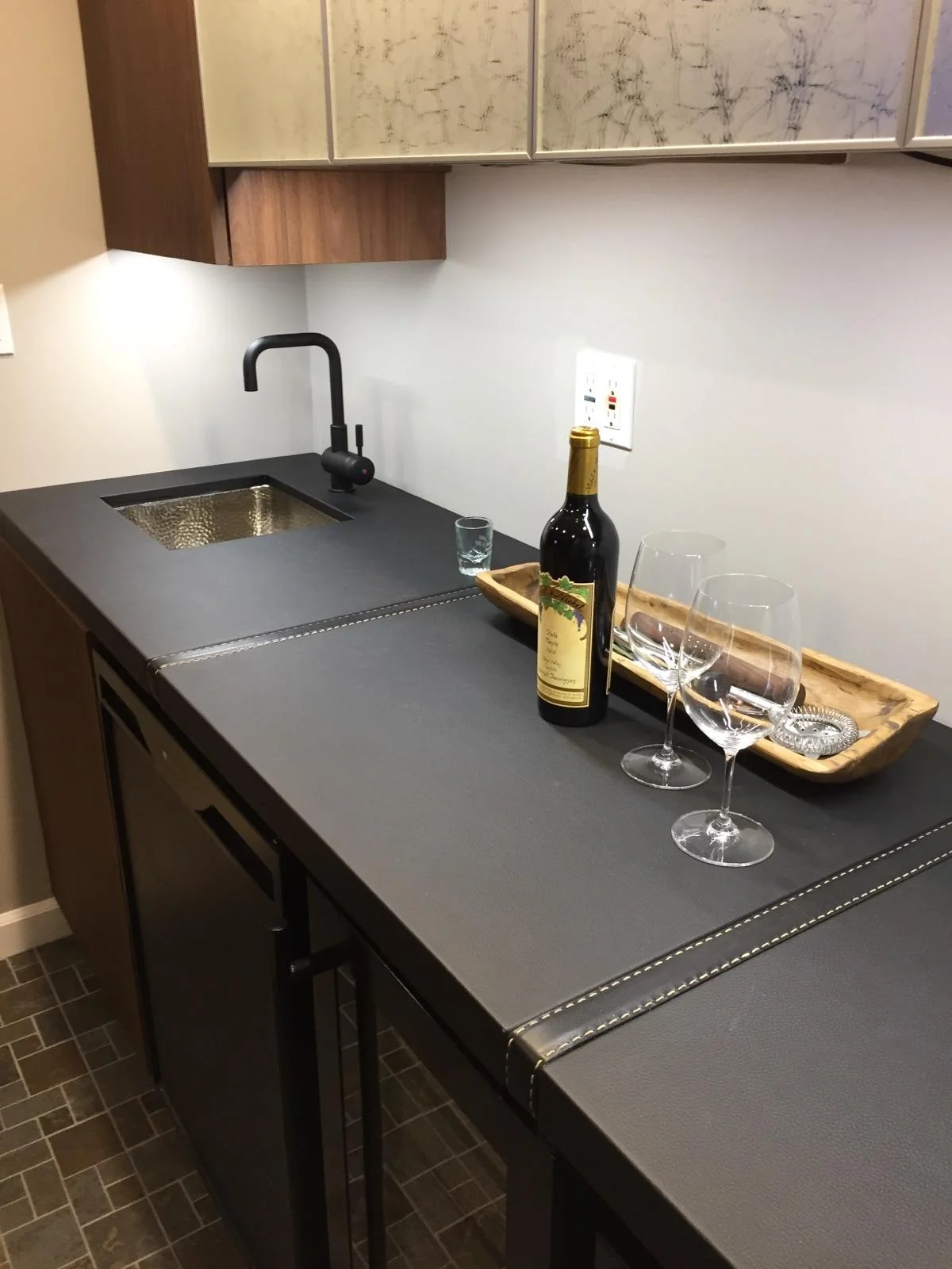 Ecodomo Leather Countertops