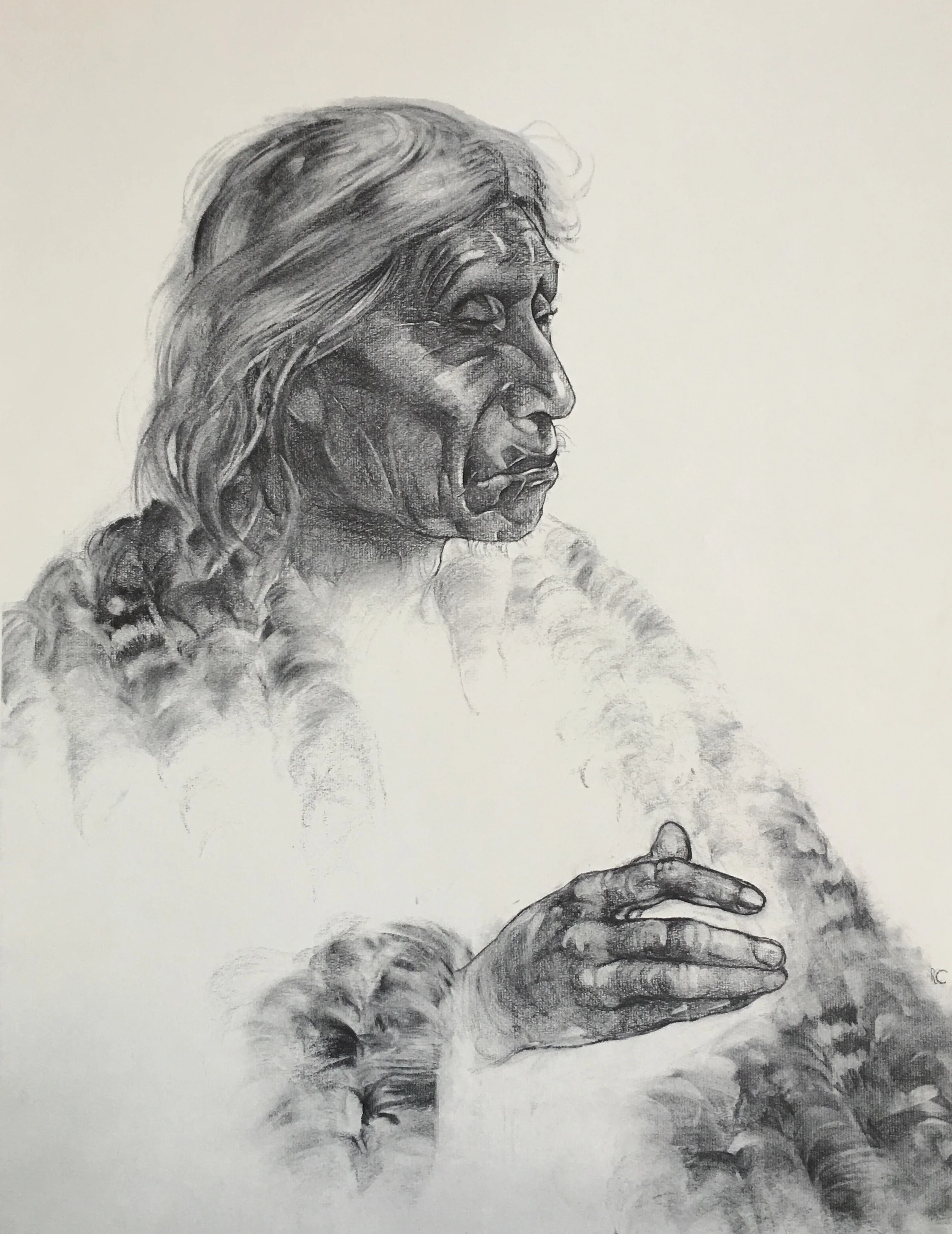 “The Story Teller” - From the portfolio “The Desert People,” published by University of Nevada Press, 1970.