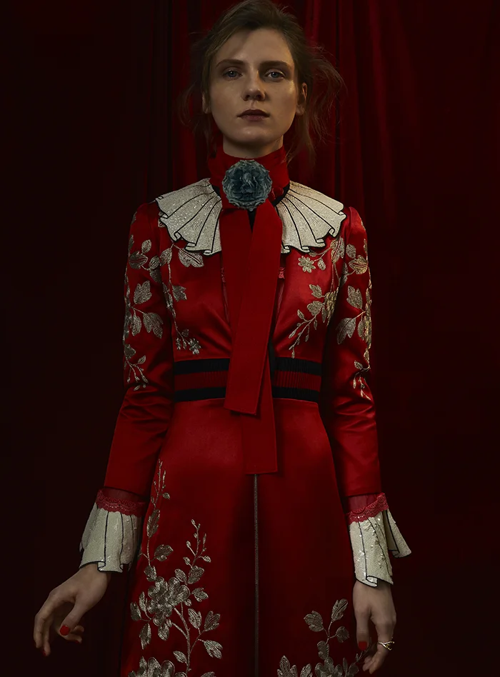 Dress: Gucci