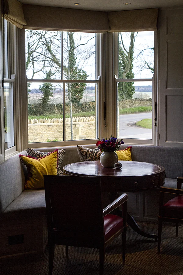 The lounge area at Dormy House