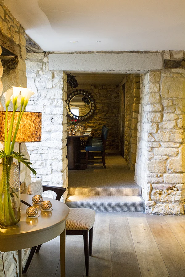 A nook at Dormy House (a little private dining area)