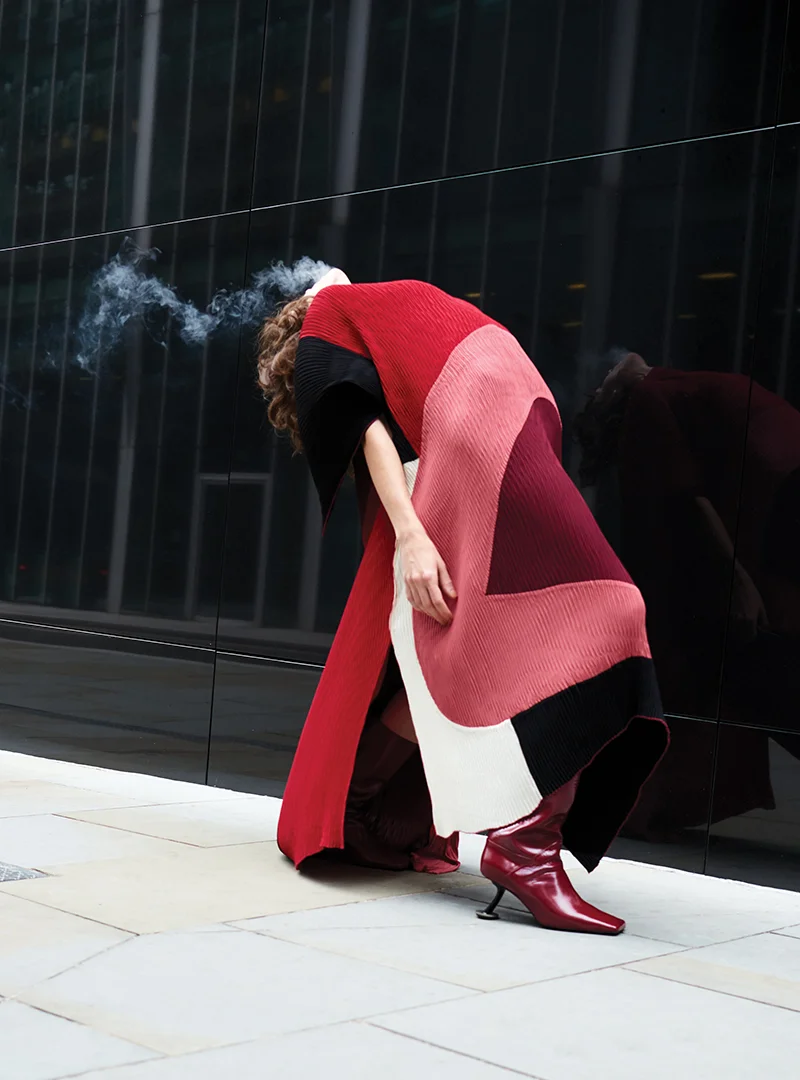 Dress: Roksanda / Boots: Marni