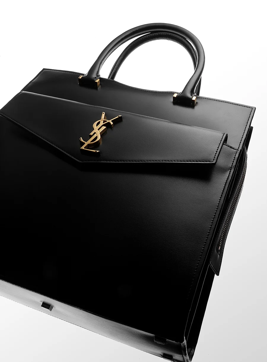 Leather Tote Saint Laurent Uptown Bag Ysl Uptown Tote 2025