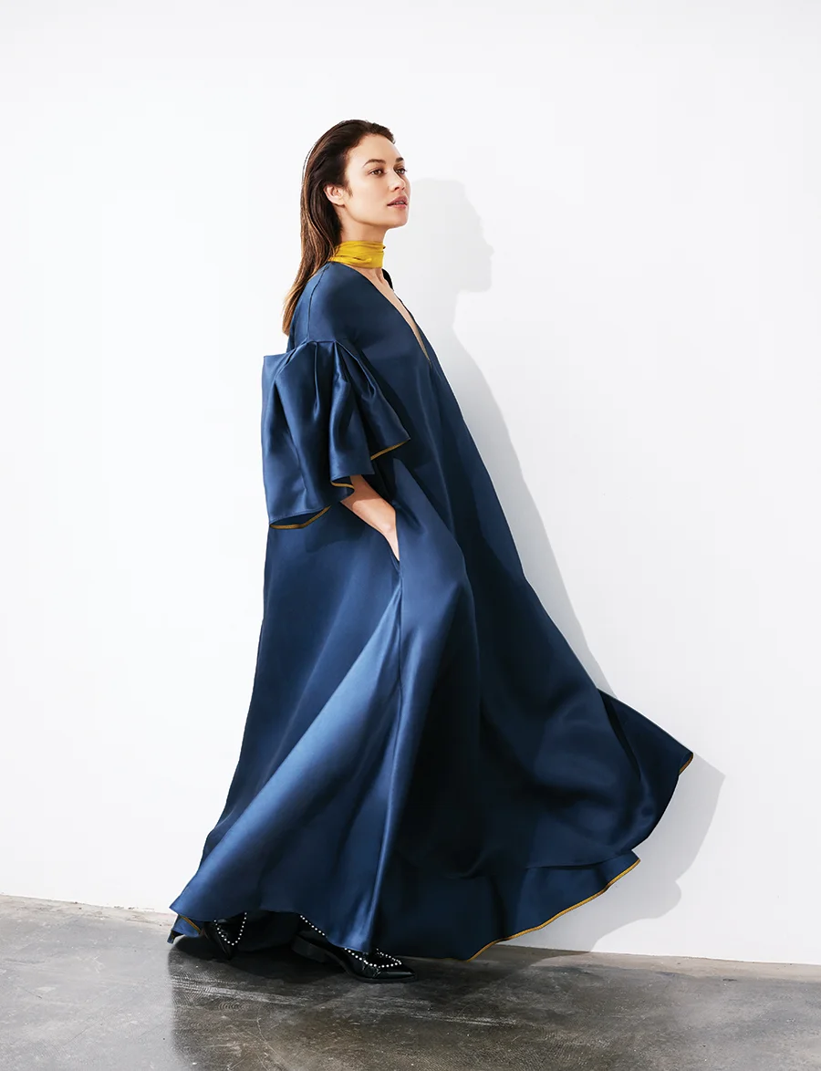 Farola dress: Roksanda Pearly leather brogues: Simone Rocha