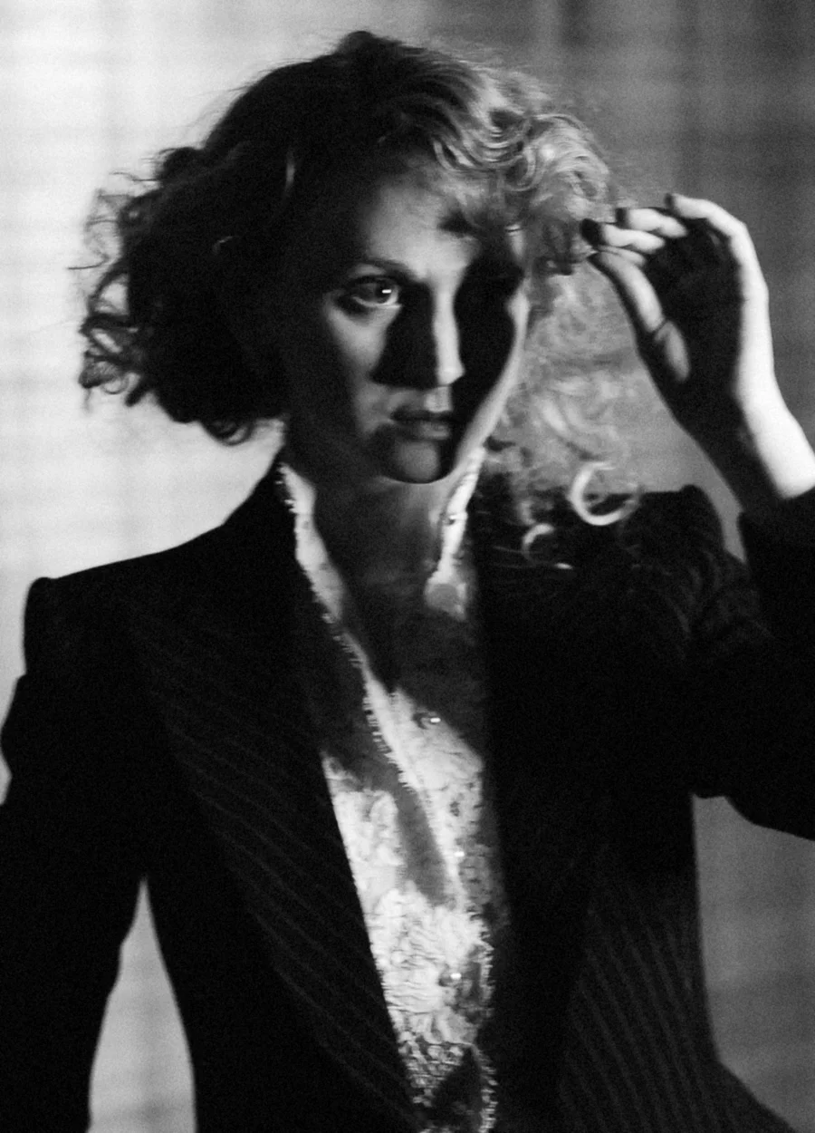 Jacket and blouse: Antony Price