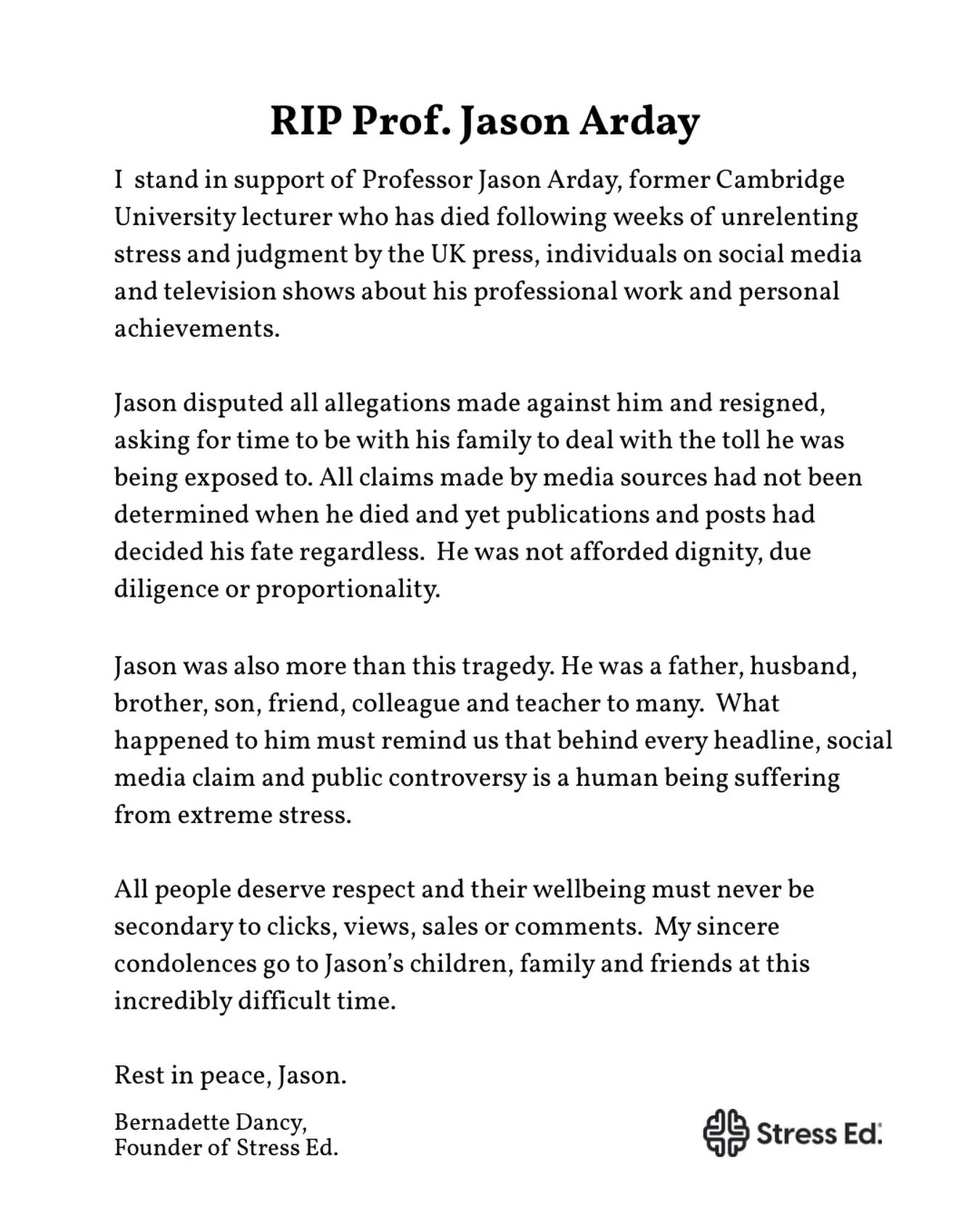 Please sign the open letter by @goodlawproject asking the Prime Minister to hold an inquiry into this tragedy. 

Rest in peace, Jason.