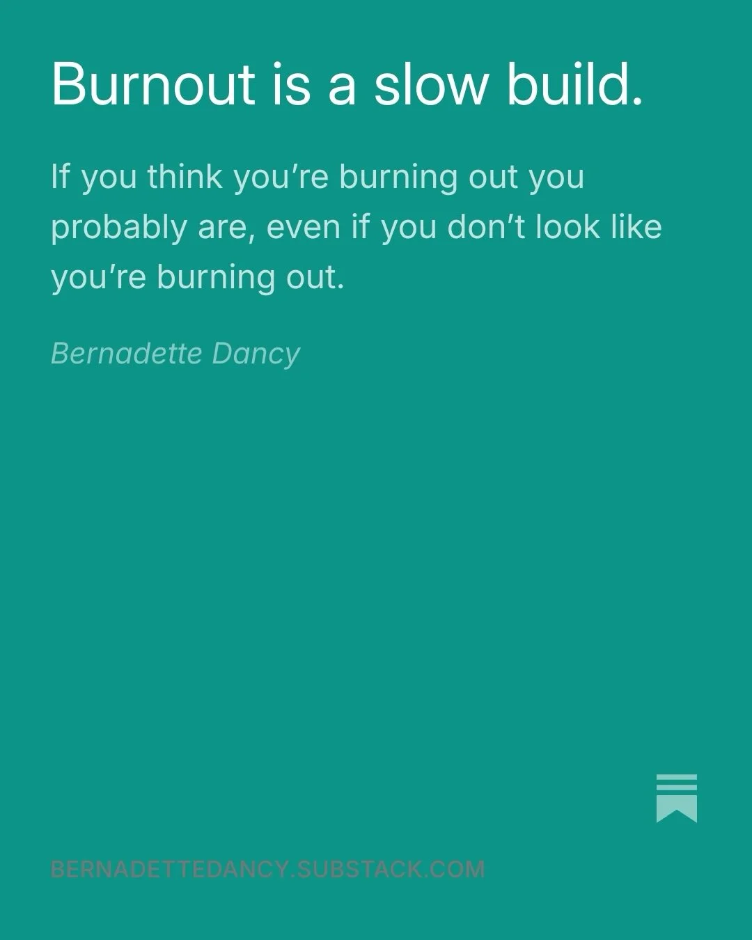 If you think you&rsquo;re burning out, you probably are. 

People sign up to work with me - a stress and burnout coach, and almost always the first thing they ask is &ldquo;am I burning out?&rdquo; 

The answer is almost always: &ldquo;probably&rdquo