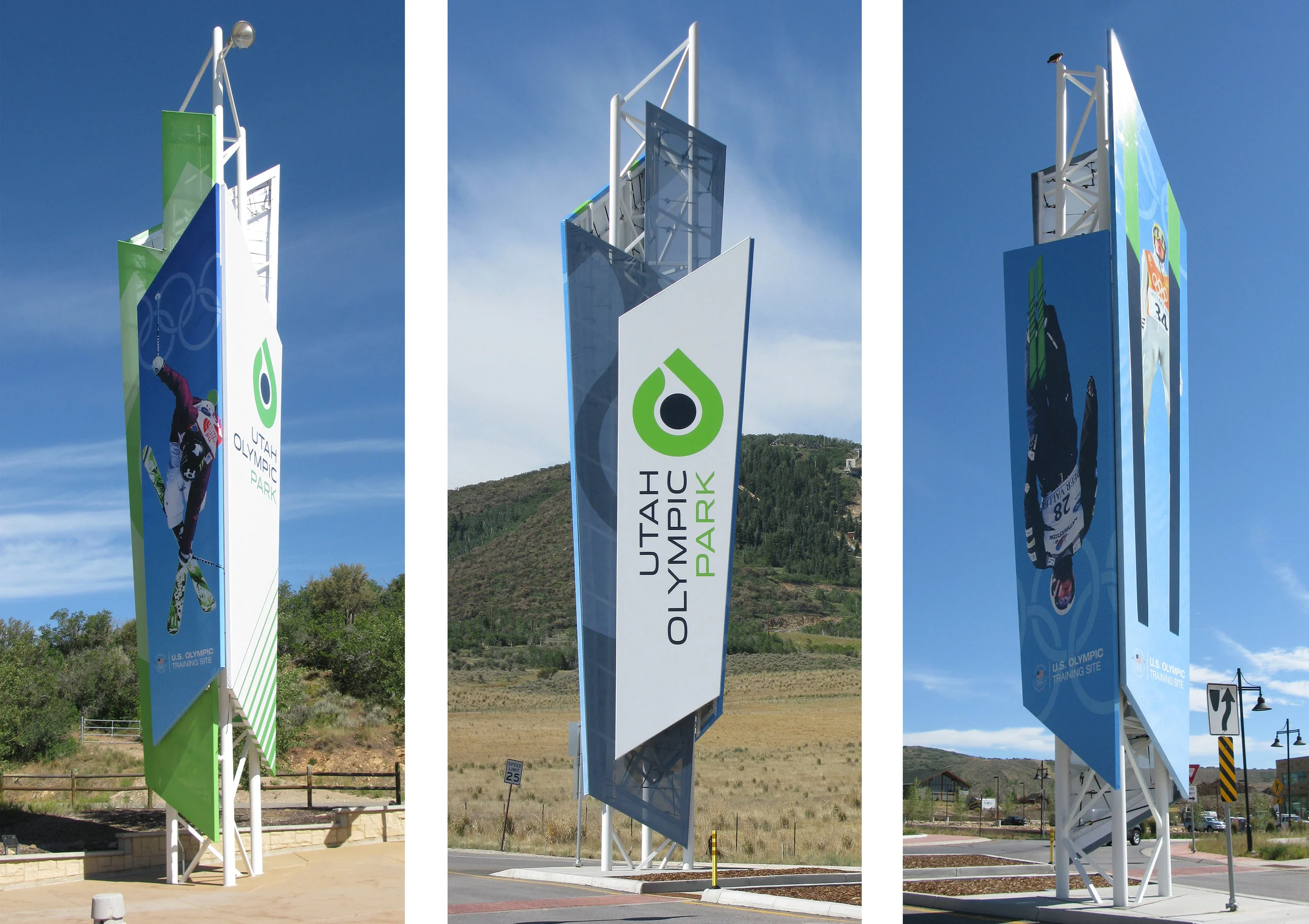  Full refresh of the parks vehicular and pedestrian signage by injecting Utah Olympic Legacy Foundation brand.   Infinite Scale Design Group  