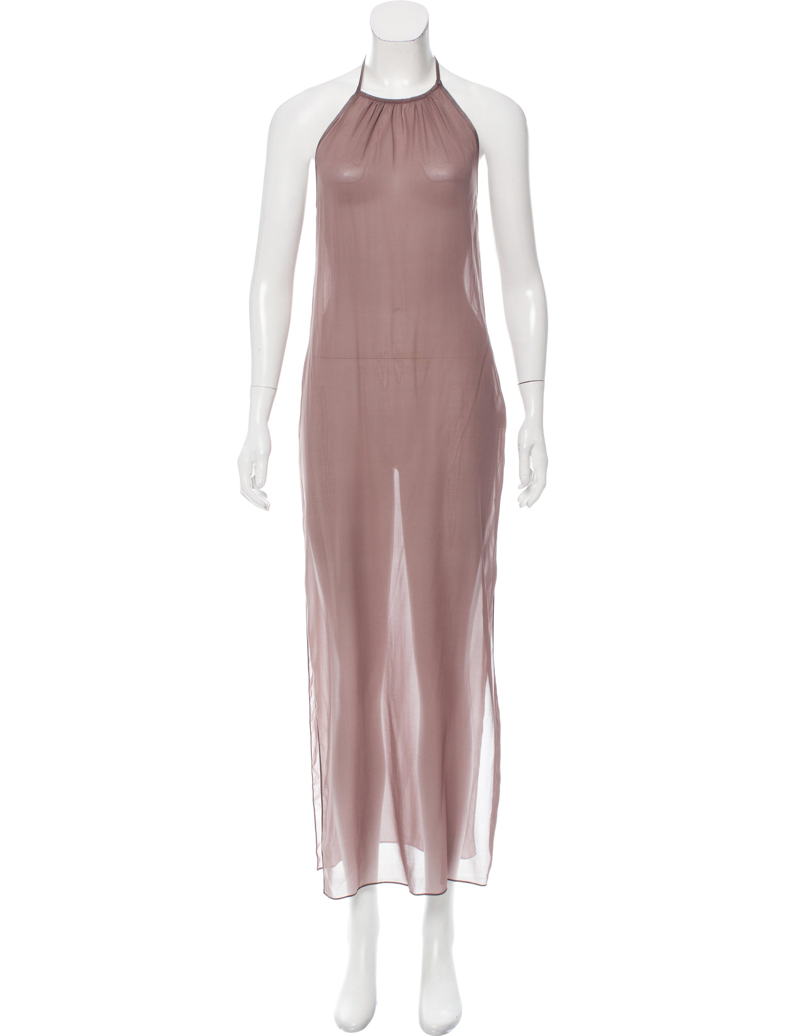 MISSONI SILK HALTER DRESS; Size: XS, US 2, IT 38; $145.00