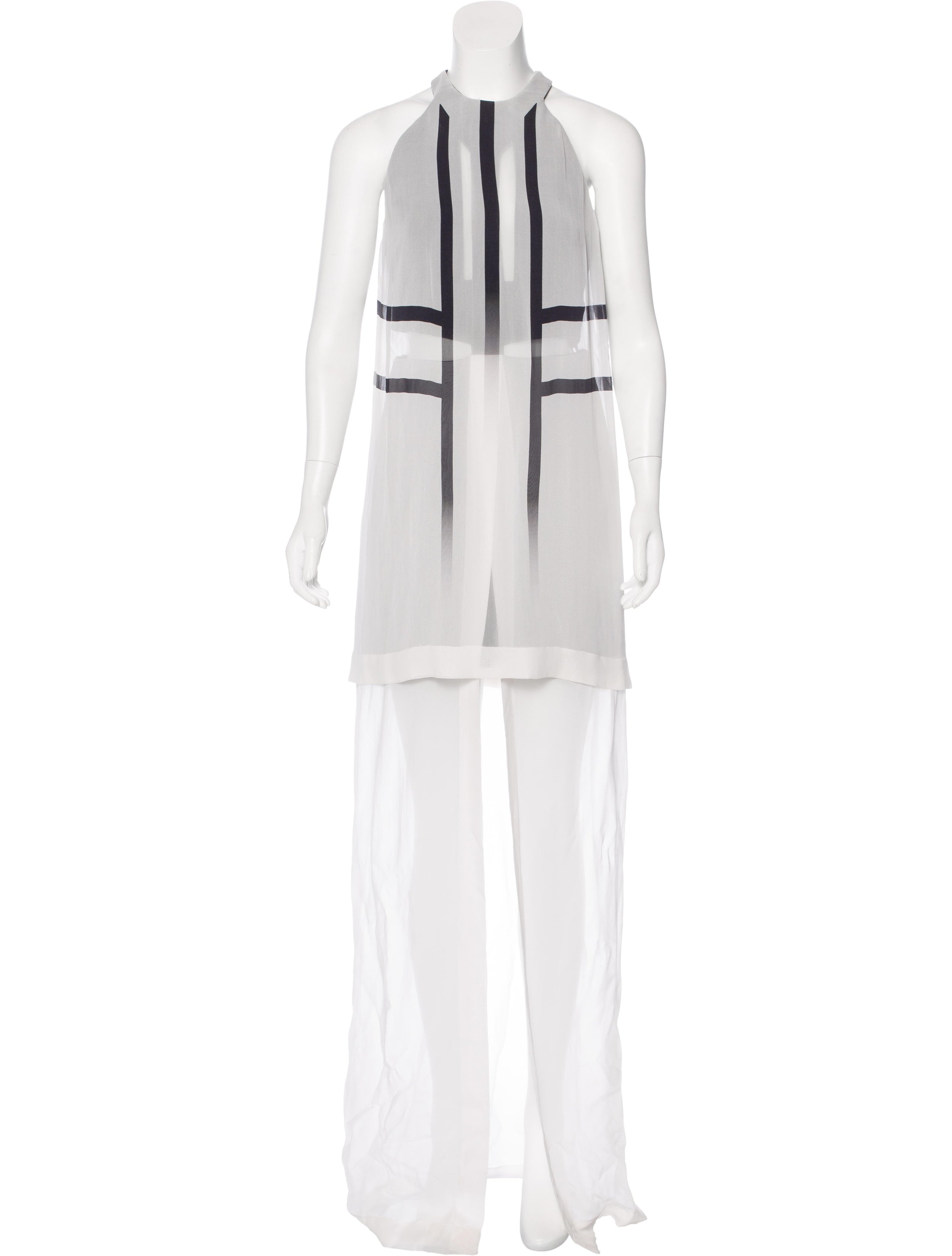 DION LEE SILK EXO PRINT DRESS; Size: M, US6, UK10; $285.00