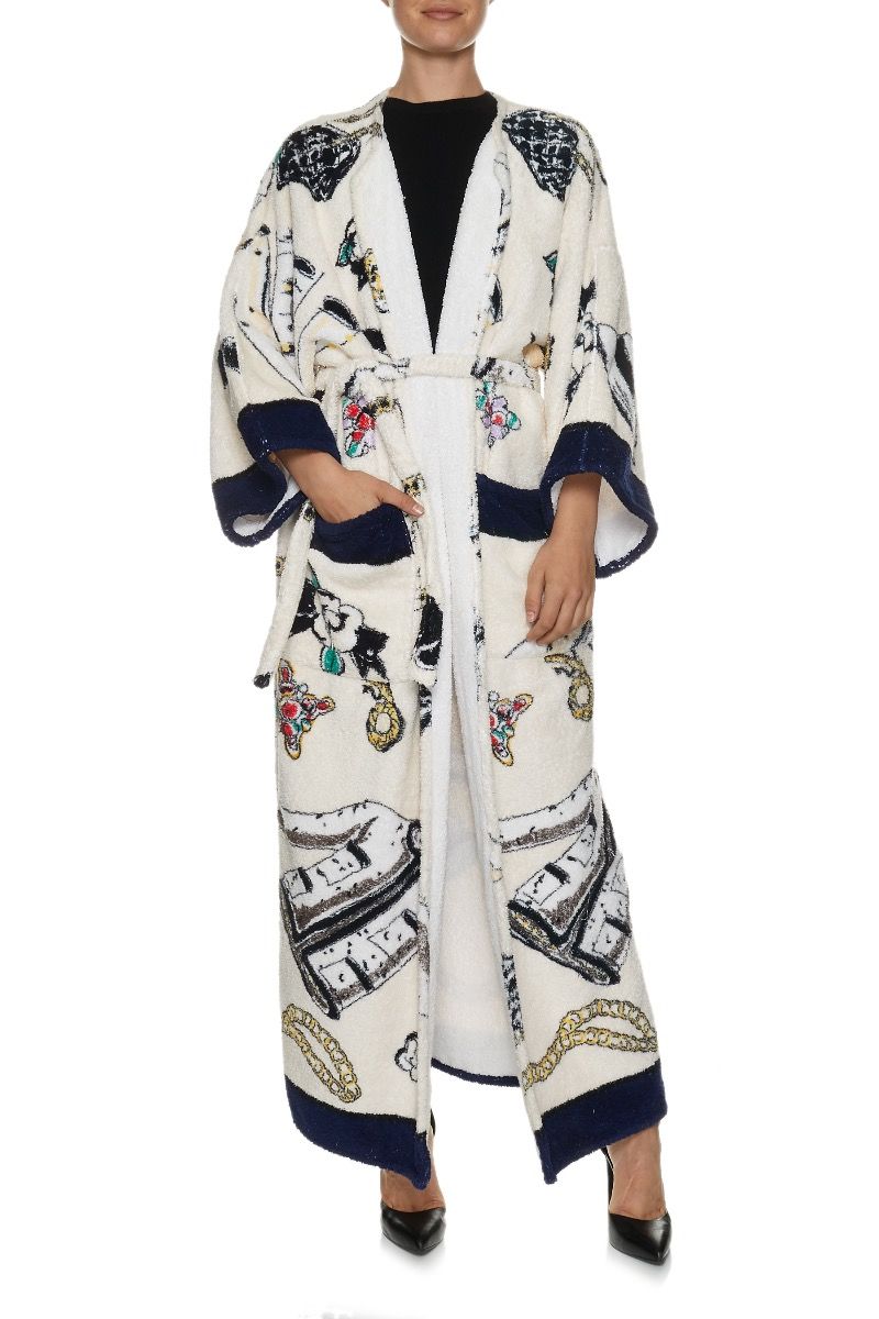 CHANEL Runway Vintage Terrycloth Robe; One Size Fits Most; $7,500.00