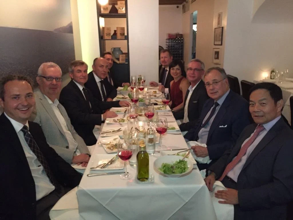 BACC dinner with Mr. Viktoras Pranckietis, Speaker of the Lithuanian Parliament