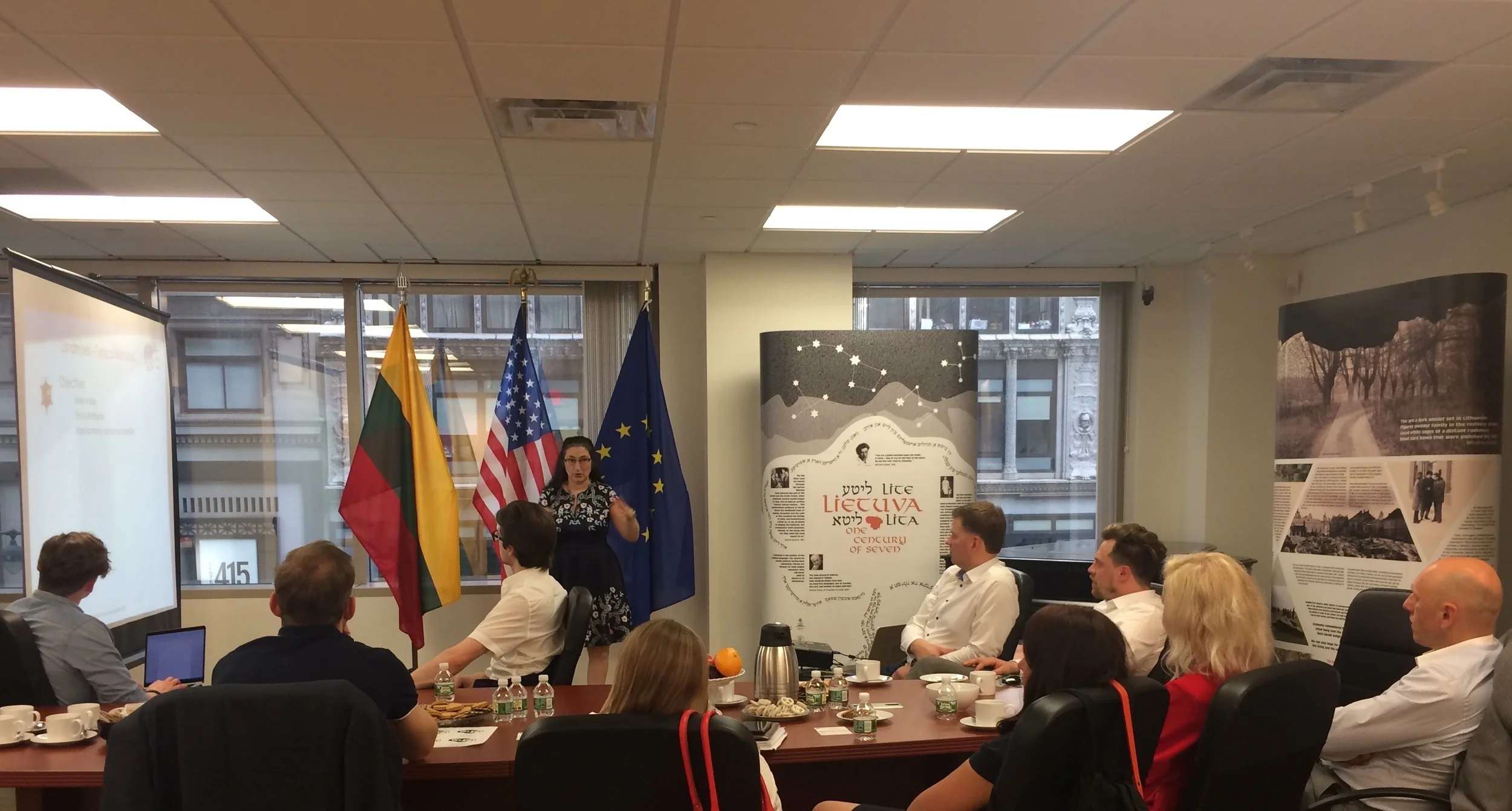 The Baltic American Chamber of Commerce (BACC) organized a workshop for the Baltics Companies Participating in the International Contemporary Furniture Fair (ICFF) in New York