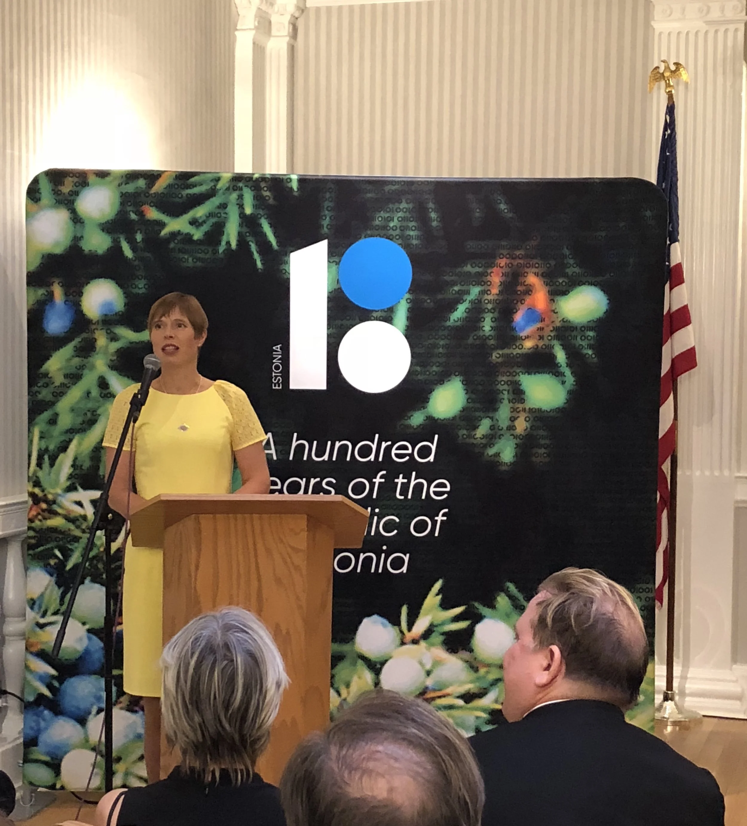 Reception for the President of Estonia Mrs. Kersti Kaljulaid