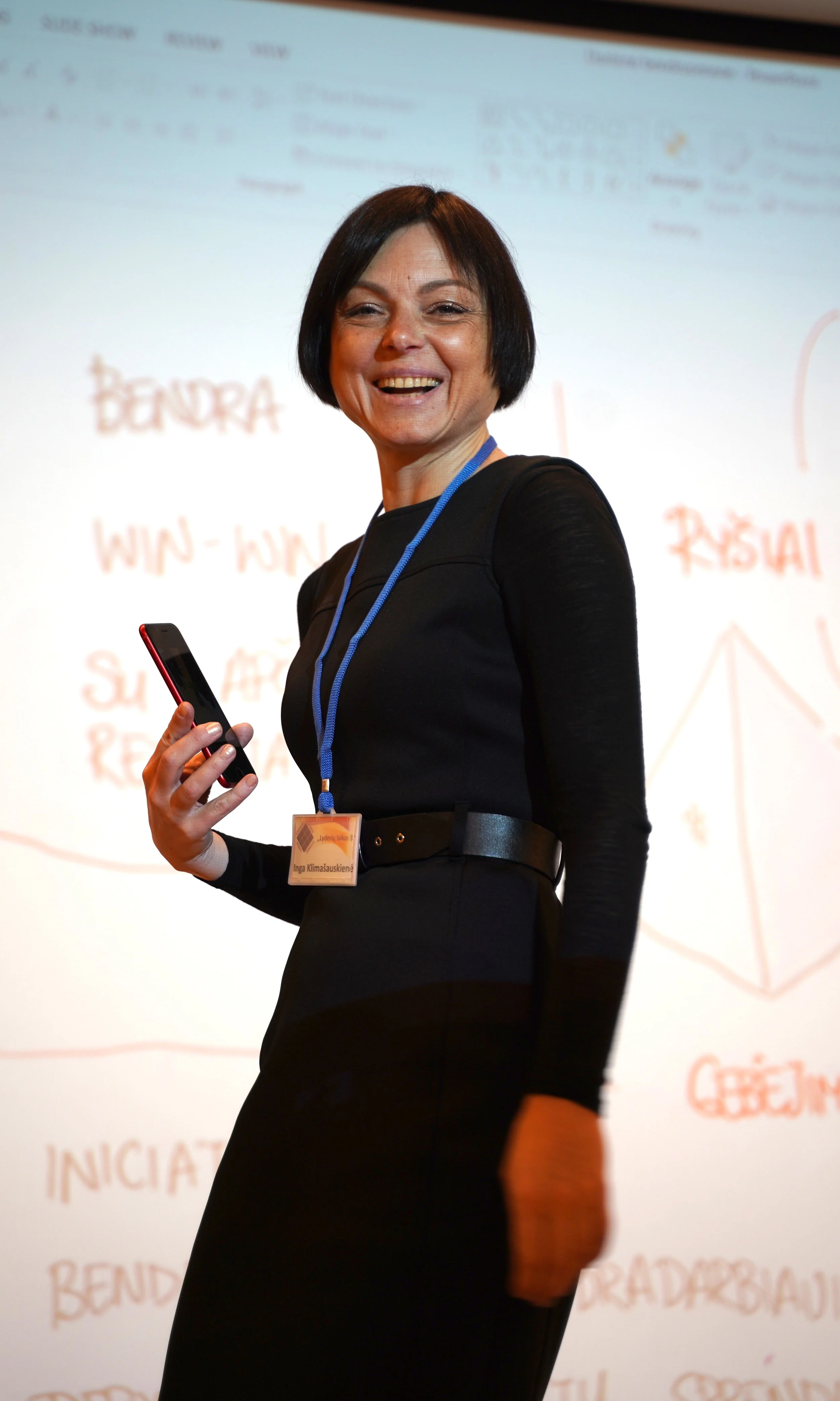 BACC Representative Inga Klimasauskiene at the Forum "Time for Leaders"