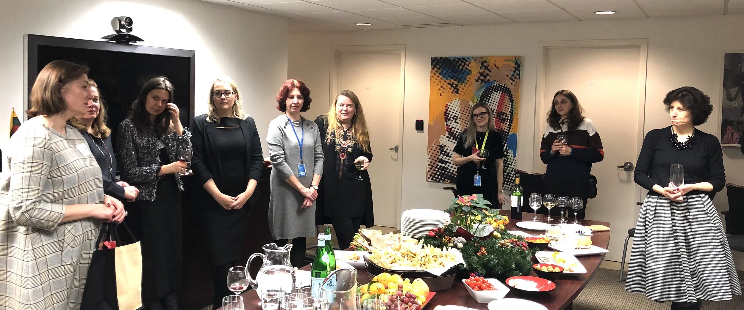 BACC Members at the Christmas Lunch at the Permanent Mission of Lithuania to the UN in New York