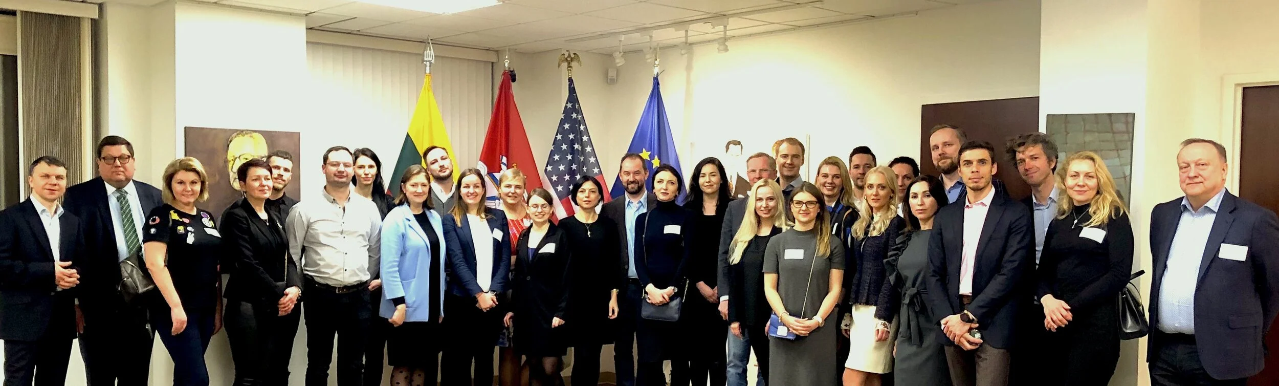 The Lithuanian Trade Delegation in New York City